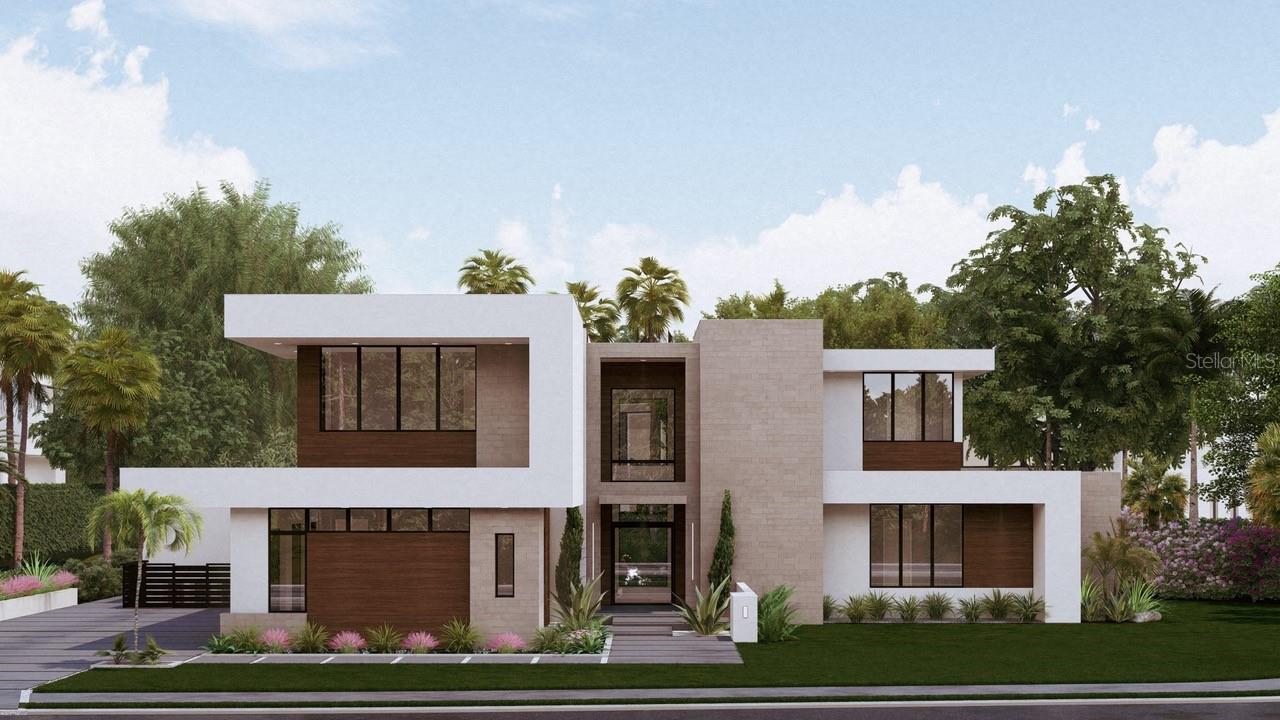 Under Construction. Estimated Completion November 2026. A stunning modern estate by MRCELA Custom Homes, an experienced European builder known for creating one-of-a-kind architectural works of art. Located at 9700 Blandford Road within the original Lake Nona Country Club, this residence represents the pinnacle of luxury new construction in Orlando’s most exclusive golf community.
Spanning 6,732 sq ft under air (7,817 total), the home features six bedrooms, 6.5 baths, and a private guest house with full kitchen and living suite. The chef’s kitchen is appointed with Gaggenau, Miele, and Wolf/Sub-Zero appliances, a butler’s kitchenette, and dual laundry rooms. Expansive glass walls open to a resort-style backyard with pool, spa, and summer kitchen overlooking tranquil pond views.
Set within the private gates of Lake Nona Country Club, residents enjoy mature landscaping, 24-hour security, and proximity to Orlando International Airport. Membership (upon approval) grants access to one of Florida’s most prestigious private clubs, offering world-class golf, dining, fitness, tennis, pickleball, spa, and social amenities.