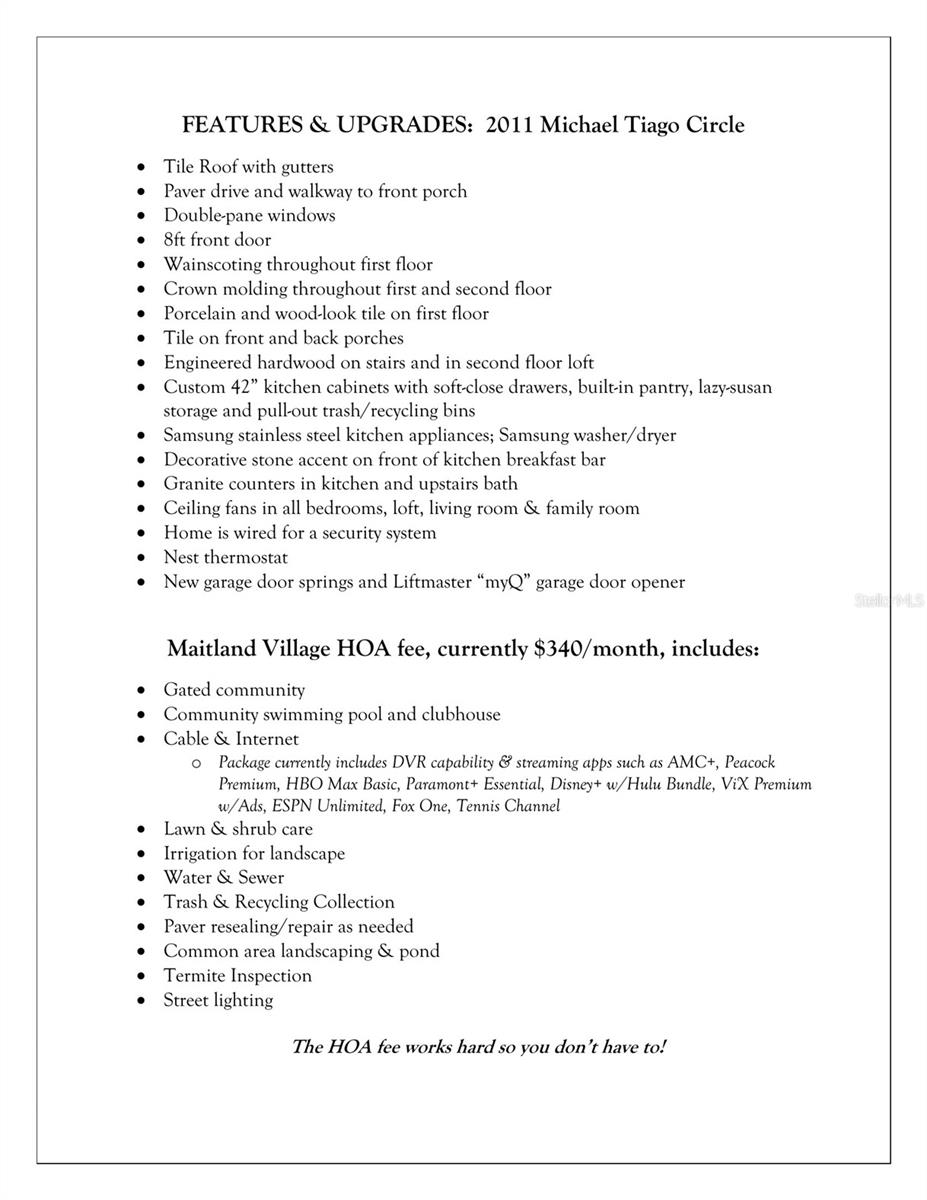 MAITLAND VILLAGE - Residential