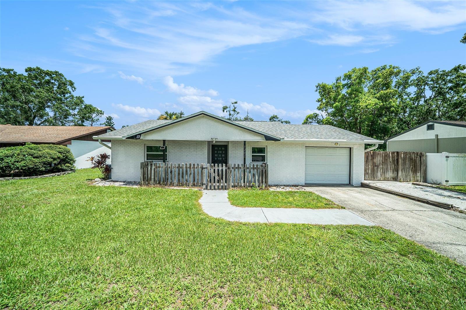 Elegant Living in the Heart of Lutz.
This charming home combines modern style with everyday comfort, featuring ceramic tile
flooring, granite countertops, and stainless steel appliances in the well-appointed kitchen. The
open-concept floor plan creates a seamless flow, enhanced by sliding glass doors that lead to a
screened, covered lanai—perfect for relaxing or entertaining outdoors.
Complete with an attached garage for added convenience, this residence is ideally situated in the
desirable Lutz community, offering a peaceful lifestyle with easy access to local amenities.
Don’t miss your opportunity to make this beautifully designed home your own!
