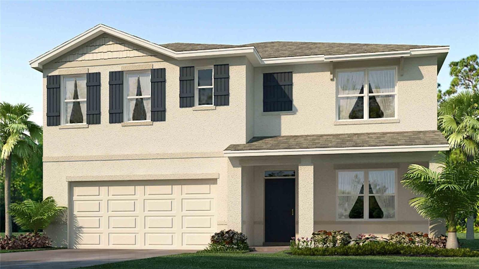 Under Construction. The builder is offering buyers up to $18,000 towards closing costs with the use of a preferred lender and title company. Located off SR-56, Two Rivers has new homes in Zephyrhills and will put you at a location that you just can’t pass up. Being in the center of this growing city, you’ll be within minutes of Morris Bridge Rd, and just 15-minutes of I-75. For entertainment, you’ll find The Grove, with its movie theater and game center, KRATES, and the Tampa Premium Outlets. The recent Main Event Entertainment offers bowling and several other options for fun! Two Rivers is also just 5-minutes from Wiregrass Mall and its several dining establishments such as Grill Smith, Red Robin, Noble Crust, The Living Room and countless other options. Several hospitals serve the area such as St. Joseph and Advent Health, which is just minutes from the community. Pasco County Schools are within 10 minutes from Two Rivers r, as is the brand-new Wesley Chapel Sports Complex. The Advent Health Center Ice Center is also right down the road from the community, offering ice sports and entertainment.
Two Rivers offers our Express series, and each home is constructed with concrete block on 1st and 2nd stories, comes equipped with D.R. Horton’s Smart Home System, and is backed by America’s #1 Builder since 2002.
Pictures, photographs, colors, features, and sizes are for illustration purposes only and will vary from the homes as built. Home and community information, including pricing, included features, terms, availability, and amenities, are subject to change and prior sale at any time without notice or obligation. Materials may vary based on availability. D.R. Horton Reserves all Rights.