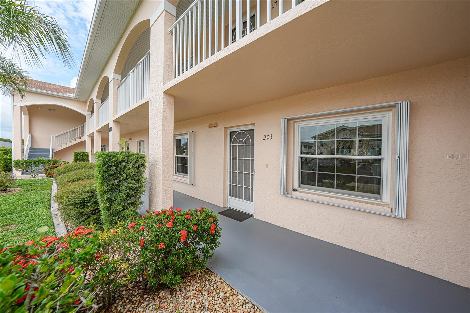 Now available for purchase is a FURNISHED condo located on the FIRST FLOOR within a charming 55+ community in Lake Suzy, set around the scenic Lake Pookahatchee. This residence offers picturesque views of expansive country and pastureland, complemented by numerous walking trails, all awaiting its new owners to make it their home.
The two-bedroom, two-bath floor plan is designed with a split layout and features a combination of laminate and ceramic tile flooring throughout. The living and dining areas are generously sized and accented with chair rail details. The kitchen is both practical and stylish, boasting a tray ceiling, new rope lighting, a modern ceiling fan, a pantry closet, a double ceramic sink, a built-in office desk or buffet station, and a large pass-through window with a breakfast bar that makes entertaining effortless.
For added convenience, an interior laundry and utility room provides ample storage space. The primary bedroom offers ample space and natural light thanks to a large picture window, along with an en-suite bathroom and an oversized walk-in closet. The carpeted secondary bedroom includes a built-in Murphy bed, ideal for guests or adaptable as a home office or bonus room.
Start your day enjoying coffee on the screened-in patio, complete with vinyl windows that look out onto lovely garden views and is situated just steps from the community pool and clubhouse. This maintenance-free community features low HOA fees and includes underground utilities, a community gazebo with a gas grill, and a vibrant social calendar filled with enjoyable activities such as picnics, bingo, and bocce ball. Water, sewer, and trash services are covered in the fees.
Conveniently located close to I-75, Walmart, and a variety of shopping and dining options, the home is equipped with a water heater installed in 2019 and an air conditioning system enhanced with a UV light. For added security, the exterior is fitted with ACCORDIAN HURRICANE SHUTTERS. Additional updates include a newer roof and a freshly painted exterior, providing peace of mind and curb appeal. Motivated seller!!!