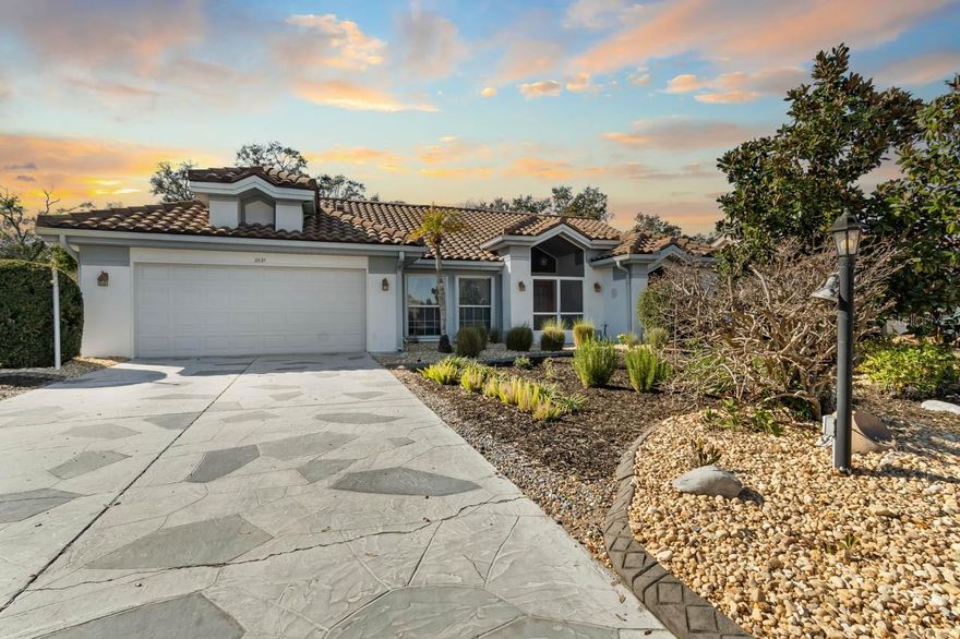 TURNKEY ELEGANCE MEETS TOTAL PRIVACY. Welcome to your private sanctuary in the heart of Sun City Center’s premier 55+ community. This rarely available 3-bedroom, 2-bathroom residence offers over 2,200 sq. ft. of meticulously maintained living space, perfectly situated on a premium conservation lot with no rear neighbors—ever. 
DESIGNER TOUCHES: From the moment you pass through the stately double-door entryway, you are greeted by soaring vaulted ceilings and rich engineered wood flooring that flows through the common areas. The heart of the home is the stunningly updated chef’s kitchen, featuring gleaming quartz countertops, a massive social island, soft-close cabinetry, and a sleek enclosed wall oven. Whether you’re hosting a dinner party or enjoying a quiet morning, the abundance of storage and workspace is unmatched. 
VERSATILE LIVING: The smart split-floor plan ensures ultimate privacy. The Primary Suite is a true retreat, boasting double walk-in closets and a spa-like ensuite with a jetted tub, separate walk-in shower, and a private water closet. On the opposite side of the home, there are two spacious guest bedrooms with their own full bath, providing ultimate privacy. Need a home office? The dedicated study/den provides the perfect quiet space for work or hobbies.
OUTDOOR OASIS: Step out onto the expansive lanai with stamped concrete flooring to take in the serene views of the lush conservation backyard. It is the ultimate backdrop for Florida evenings.
PEACE OF MIND: This home is move-in ready and built for safety, featuring new hurricane shutters, a wind-resistant garage door, a new electric panel, a newer AC (2017), and a new irrigation control box. 
BONUS: This home is being sold FULLY FURNISHED, making your transition to the Sun City Center lifestyle completely seamless.

You are just a golf-cart ride away from 200+ Social & Hobby Clubs, State-of-the-Art Fitness Centers & Pools, Championship Golf Courses, Top-tier medical facilities and shopping! Grab your golf cart and start enjoying world-class amenities, clubs, and pools today!