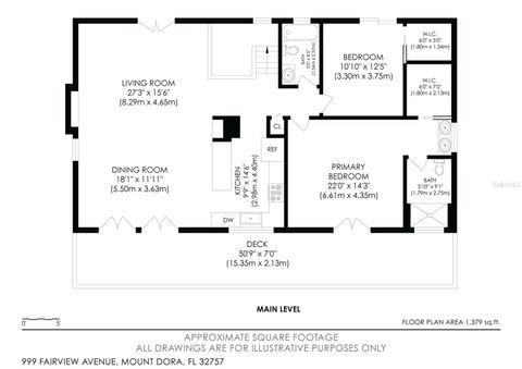Tiny photo for 999 Fairview Avenue, Mount Dora, FL 32757 (MLS # TB8482846)
