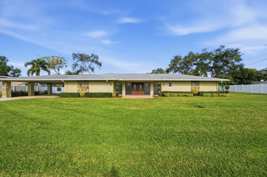 Welcome to this recently updated, immaculate and expansive one owner, 4-bedroom, 3-bath, spit bedroom plan home centrally located in Clearwater. Set on a super-sized lot, on a cul-de-sac street, this beautifully maintained property features a large screened-enclosed pool with multiple slider entrances, blending comfort and convenience with classic Florida charm. Generous living spaces make this home perfect for family gatherings, relaxation, and year-round enjoyment. Ideally situated high and dry, close to award-winning beaches, parks, golf courses, restaurants, shopping, and top-rated schools, this home offers the best of Florida lifestyle and location. Please check out the video/virtual walk through and floor plan. Virtual staged photos will be added as soon as they are available...