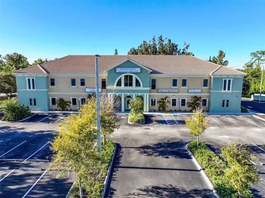 Incredible office investment opportunity located just off of State Road 70 on Ranch Lake Boulevard in Bradenton Florida. This two story medical office building boasts four tenants, two of which have been long-term tenants and the first to occupy their suites.  The building features Net leases for each of the four tenants with current expiration dates into 2027 and options to extend reaching far beyond. 
Located behind the HCA Florida Freestanding Emergency department, this opportunity offers premium visibility and has been well maintained with beautiful flooring and light fixtures, marble check in counters, and an elevator for accessibility to the second floor.  With the adjacent Walmart Supercenter this property has retail, high visibility exposure and traffic.