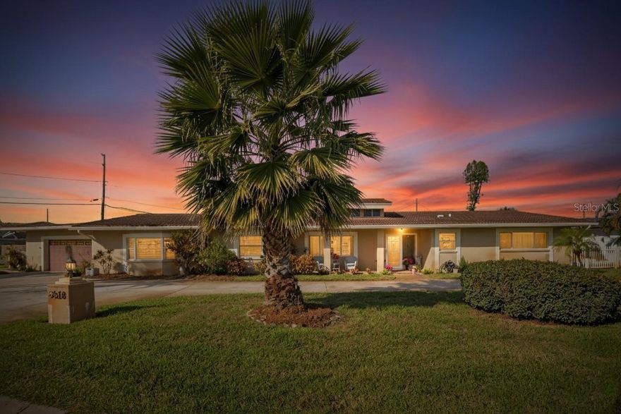 Welcome to 6518 Debbie Ln! This beautifully updated 4-bedroom, 3-bathroom home ideally located just across the street from Boca Ciega Bay, offering the perfect blend of comfort, style, and Florida lifestyle. Step inside to discover brand-new bathrooms, new flooring throughout, and thoughtfully designed spaces that invite both relaxation and entertaining.

The home features a warm and inviting living room with a wood-burning fireplace, a stunning vaulted family room, and multiple nooks and sitting areas that create a unique and flexible layout. The kitchen shines with quartz countertops and flows effortlessly into a stylish bar area, making it ideal for gatherings with family and friends.

All four bedrooms include ceiling fans for year-round comfort. Enjoy outdoor living on the charming front porch or unwind in the expansive Florida Room, adding approximately 500 square feet of additional living space and overlooking a nicely sized backyard—perfect for entertaining or relaxing after a day at the beach.

Additional highlights include a 2-car garage and a prime location just down the street from Pasadena Golf & Yacht Club. The pristine Gulf beaches are only minutes away by car, and you’re conveniently close to top-rated restaurants, shopping, and local attractions.

This is your opportunity to enjoy coastal living in a move-in-ready home—schedule your private showing today!