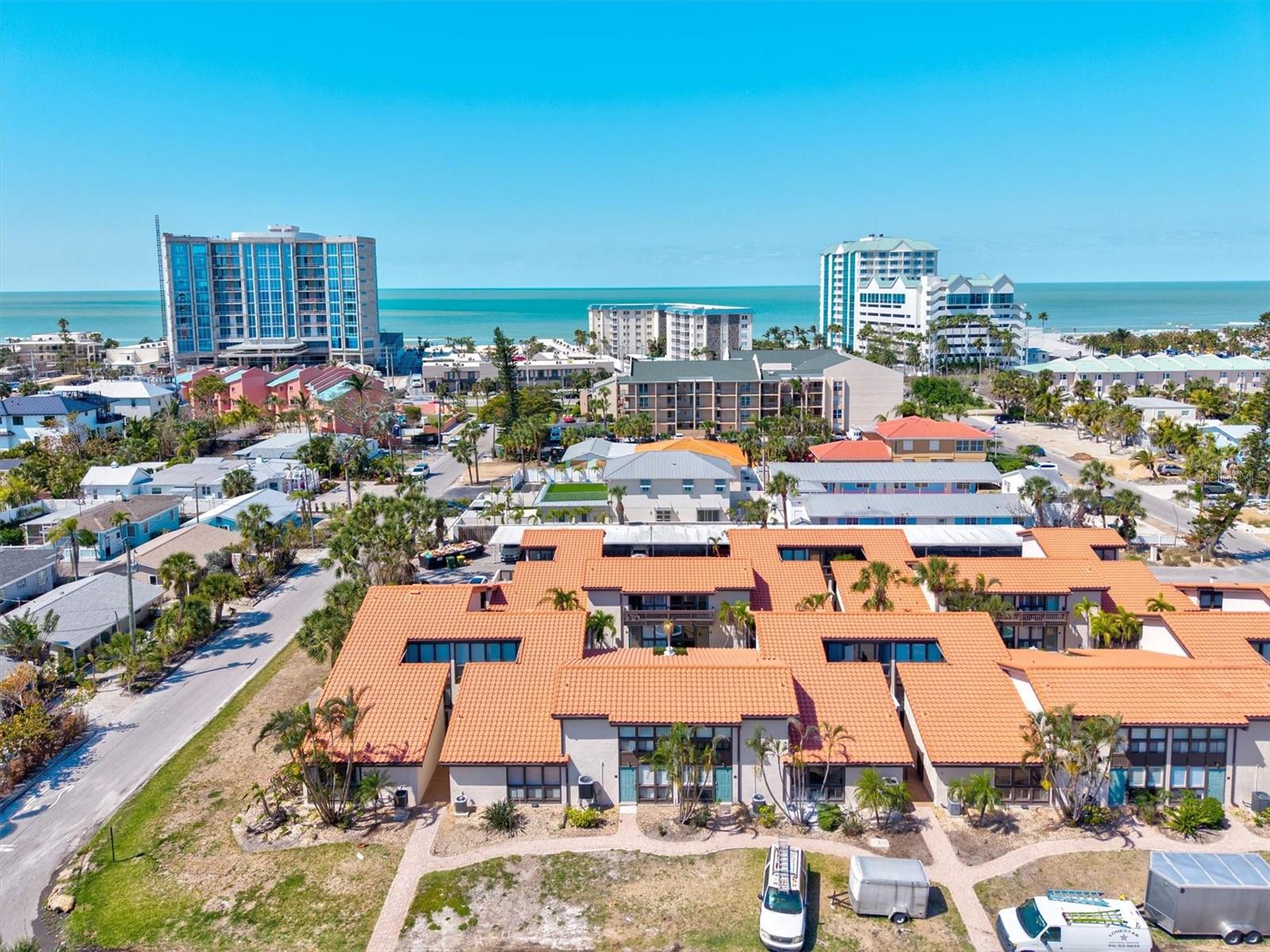 Island Living Just Blocks from the Beach – Fully Furnished & Move-In Ready!
Welcome to Embassy Villas on Lido Key where beachside living meets laid-back luxury! Just two blocks from the white sands of Lido Beach and the shops and dining of St. Armands Circle, this stylish townhome is all about location, lifestyle, and ease.
This updated coastal retreat is being sold fully furnished – just bring your flip-flops and settle in! Whether you’re looking for a seasonal escape, a full-time beach pad, or a smart investment (yes, 2-week rentals are allowed!), this one checks all the boxes.
Step inside to find vaulted ceilings, tons of natural light, and a bright, open layout. The main-level primary bedroom offers convenience and comfort, while recent renovations throughout make this home feel fresh and new. You’ll love the updated kitchen with quartz counters, brand-new cabinets, and stainless-steel appliances. The first-floor bathroom has also been fully redone with modern finishes.
Upstairs, a spacious guest suite with a full bath is perfect for visitors. Other upgrades include luxury vinyl plank flooring, new carpeting, fresh paint, new A/C, new water heater, new washer/dryer, and plantation shutters throughout.
This is truly a turnkey opportunity in one of Sarasota’s most desirable island neighborhoods. Make your way over to the beachside concessions, take a dip in the public pool, explore the nearby Lido Nature Park by kayak, or enjoy world-class arts and culture just minutes away in Downtown Sarasota.
Come see it today before someone else scoops up this slice of paradise!