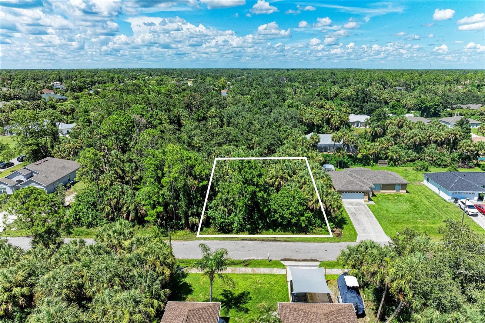Build your dream home on this exceptional lot in the thriving city of North Port—Sarasota County’s largest and fastest-growing community. This prime location offers the perfect blend of convenience and lifestyle, with plenty of space to design your own private oasis, complete with room for a pool. Enjoy quick access to I-75 for easy travel north or south, and take advantage of nearby shopping, dining, top-rated schools (Cranberry Elementary School right around the corner), and recreational facilities. Sports fans will love being close to the Atlanta Braves Spring Training Complex, while beach lovers can reach Florida’s gorgeous Gulf Coast shores in just a short drive. Whether you’re ready to build now or invest for the future, this lot offers an incredible opportunity to join one of Southwest Florida’s most sought-after communities.