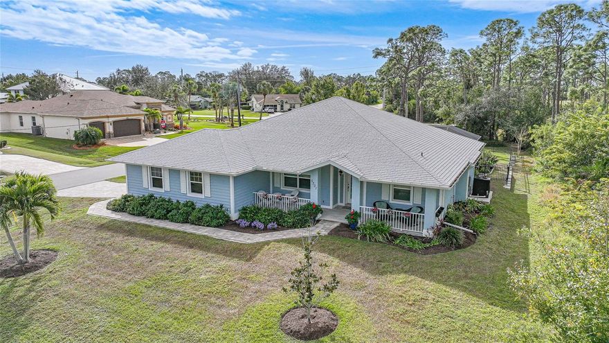 This beautifully upgraded home built in 2018 is located in the waterfront community of Gulf Cove, offering the perfect blend of comfort, durability, and Florida coastal living. Major improvements include PGT WindGuard hurricane impact windows and doors and a GAF Timberline HDZ lifetime architectural shingle roof, providing peace of mind, energy efficiency, and long-term value. Thoughtfully maintained and move-in ready, this modern home is designed to withstand Florida weather with confidence.

Inside, the open and functional floor plan features bright living spaces and a private primary suite ideal for relaxation. The primary bedroom offers direct access to the screened lanai and pool, creating a seamless indoor-outdoor living experience—perfect for morning swims, evening sunsets, and relaxed poolside living.

Step outside to your own private backyard retreat, where the screened-in pool and lanai provide year-round enjoyment. The backyard is fully enclosed with a black aluminum fence, ideal for pets and children while preserving open views of the pool and tropical landscaping.

Located in the highly desirable riverfront boating community of Gulf Cove, this home offers privacy, quality upgrades, and the relaxed Southwest Florida lifestyle buyers seek. Gulf Cove is a non-deed-restricted community with optional HOA membership (POGC), offering access to a private waterfront park and members-only boat launch on the Myakka River—with the members-only park just steps away from the home—and direct access to Charlotte Harbor and the Gulf of Mexico. Just 15 minutes from the blue-water beaches of Englewood and Manasota Key, this property is ideal as a primary residence, second home, or investment property.