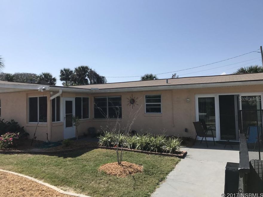 Lovely 2 bedroom 1 bath home in a quiet beachside neighborhood. Walking distance to the beach. Over 1,500 square feet of living space. Tile throughout with carpet in the bedrooms. Fenced yard with back deck to enjoy bar-b-ques with family. Fully furnished with full kitchen and laundry room with washer dryer. Lawn Care Included. Pet friendly with $350 non-refundable pet fee. Available 4/3/2018 - 12/31/2018 ONLY.