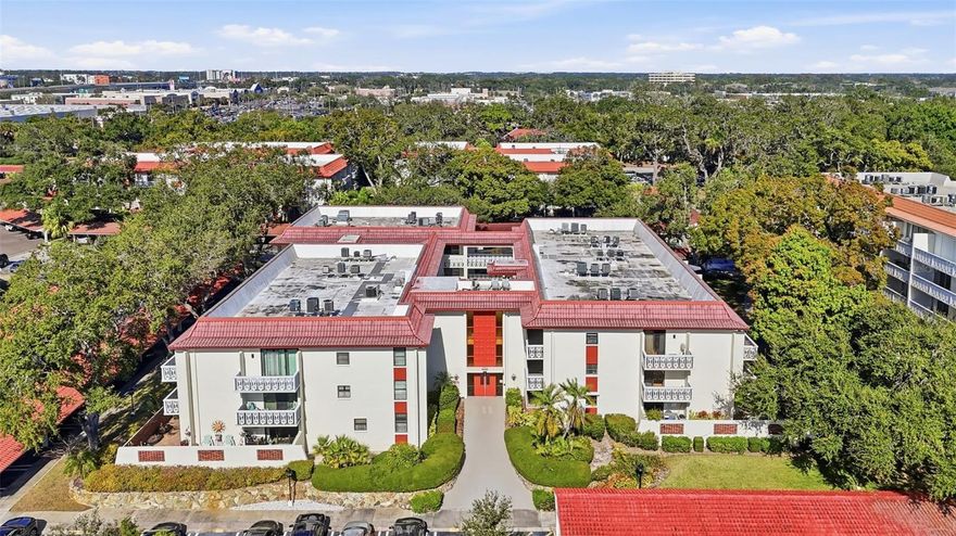 WOW! HOA FEE $479/month. YOU can't beat that for all that you get at the Seville Condominiums. This move-in Ready 55+ Condo in Central Clearwater is — Fully Remodeled + Milestone Inspections Complete
If you’ve been waiting for a Clearwater condo that’s upgraded, low-maintenance, and won’t come with surprise repairs—this is the one. This fully remodeled 55+ condo is located in the heart of Central Clearwater inside a community that has completed all required Milestone inspections and structural improvements. Even better: a brand-new, state- and insurance-approved roof was installed just months ago, and the exterior has been freshly painted—meaning peace of mind and fewer “what’s next?” costs.
Inside, you’ll love the open-concept layout—especially for a condo in this style of community. The renovated kitchen features a large center island, upgraded cabinetry, and newer appliances, giving you the kind of function and flow most condos here simply don’t have. The bathroom has been completely updated, including a new tub/shower combo with a lifetime warranty. HVAC is under four years old, keeping things comfortable and energy-efficient year-round.
The floor-plan offers defined living and dining spaces, plus floor-to-ceiling sliding doors that bring in natural light and open from the bedroom to a private balcony overlooking peaceful green space—quiet, private, and relaxing.
Location is a major win: you’re just a block from Costco, Target, and Lowe’s, within a mile of countless restaurants and everyday conveniences, and only about 15 minutes to Clearwater Beach. The monthly HOA fee of approximately $550 includes resort-style amenities such as a pool, fitness center, clubhouse, and more—so you can enjoy the lifestyle without the upkeep.
Fully compliant. Fully updated. Truly low-stress Florida living. Schedule your private showing today.