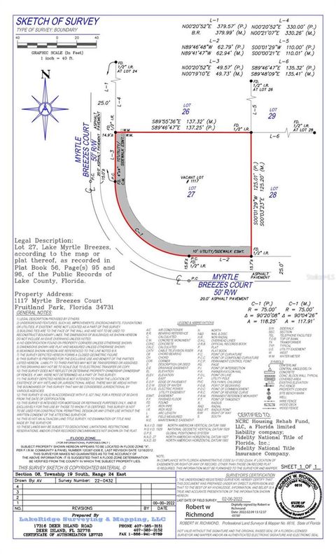 1117 MYRTLE BREEZES COURT FRUITLAND PARK FL 34731