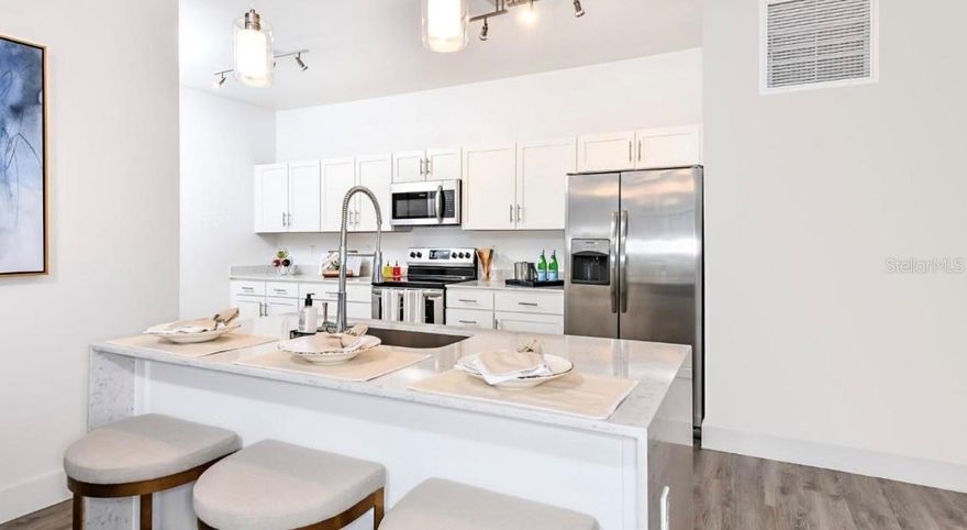 Newer built 1 bedroom, 1 bath apartment available for lease in a vibrant, thriving community packed with resort-style amenities. This thoughtfully designed residence features a modern open layout, sleek finishes, and abundant natural light throughout. The kitchen offers contemporary cabinetry, stainless-style appliances, and ample counter space, flowing seamlessly into the living area perfect for everyday living or entertaining. The spacious bedroom provides a peaceful retreat with generous closet space, while the spa-inspired bath adds a touch of luxury. Enjoy access to community amenities galore, including fitness facilities, social spaces, outdoor gathering areas, and more. Ideally located near shopping, dining, and major conveniences, this move-in-ready apartment offers comfort, style, and an exceptional lifestyle. 1/1 units Rangel from $1600-1800