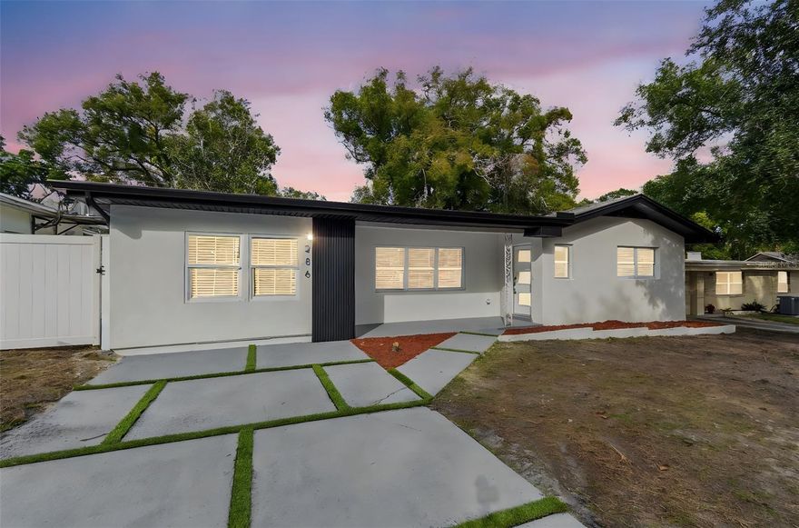 Beautifully remodeled 4-bedroom, 2-bath home in a very convenient location!  Located approximately one mile from Gulf-to-Bay Blvd (Courtney Campbell Causeway) and US-19, and just 6.5 miles from Clearwater Beach (and NOT in a flood zone), this home offers easy access to beaches, shopping, dining, and major commuter routes.
Inside, you’ll find spacious, open living areas and a desirable split-bedroom floor plan. The oversized primary suite provides a true retreat, while three additional bedrooms offer plenty of space for family, guests, or a home office. 
The brand-new kitchen is a standout, featuring all-new appliances, waterfall quartz countertops, a large center island, an undermount farmhouse-style sink, and a reverse-osmosis water filtration system. The kitchen flows seamlessly into the living and dining areas—perfect for entertaining or everyday living. 
Both bathrooms have been fully remodeled and feature double vanities and stylish glass-enclosed showers. Major updates include fully updated plumbing and electrical, a whole-house generator hookup, and recently replaced insulation for improved energy efficiency.  This home also features washer/dryer hookups in a laundry room next to the kitchen. 
Outside, enjoy a nicely sized lot with a fully fenced backyard featuring a white vinyl privacy fence. A new 4 point inspection report is available. This home is truly move-in ready and waiting for its next owner to enjoy. Schedule your showing today!