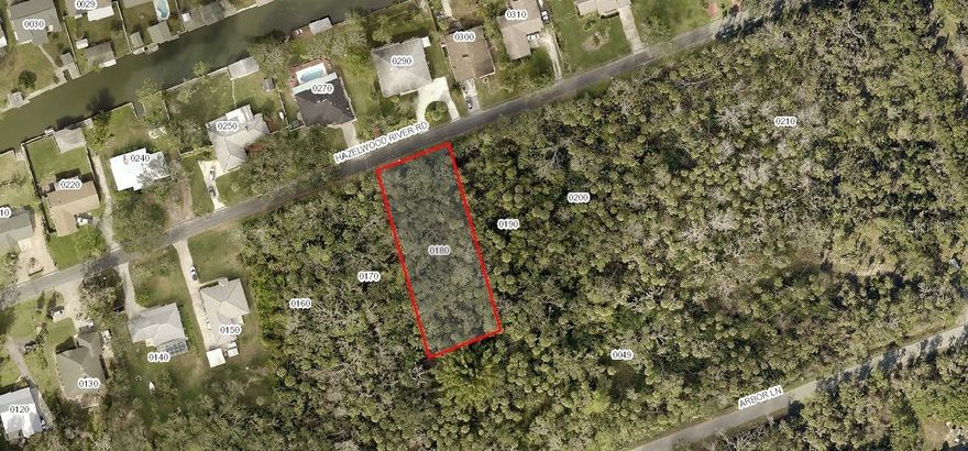 Over half an acre located between US1 and the River just waiting for you to build your dream home. This sale if for lot 18.  100' road frontage X 252' deep!; Cleared: No ;Water: Available at Site
