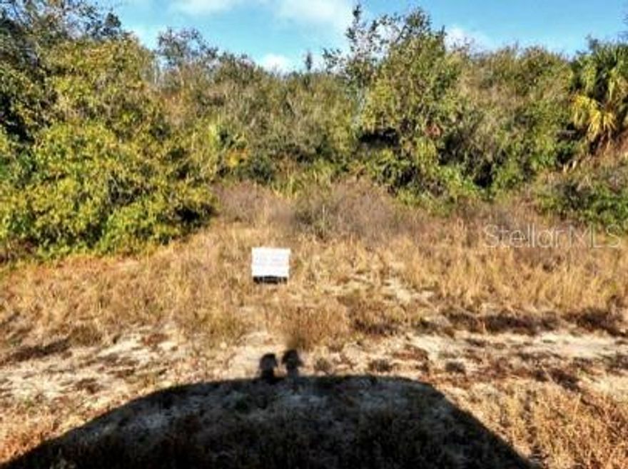 Great vacant lot in an area of North Port that is known to be very quiet and away from the hustle and bustle of the city!  This land for sale is surrounded by trees on all sides.  Build your dream home on this property!  North Port is very close to Port Charlotte, 25 minutes from Venice (and beaches on the Gulf) and only about 30 minutes from Sarasota!