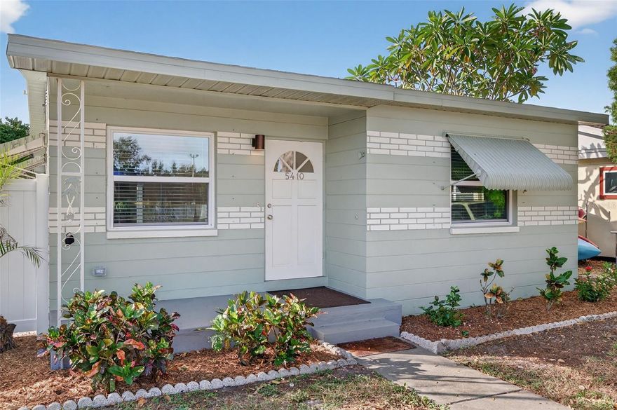 Charming Gulfport Home with Modern Updates, Walkable | Welcome home to this beautifully maintained 2-bedroom, 1-bathroom block home in the heart of Gulfport. Recently refreshed throughout, the home features gleaming refinished terrazzo floors, a renovated laundry room complete with a new utility sink, outdoor shower and a re-screened porch perfect for relaxing year-round. The fully fenced yard offers privacy and space to enjoy outdoor living. Lawn care and pest control are included in the lease for added convenience.

Inside, the open layout flows easily from the living room to the dining area, creating a bright and welcoming space. Major updates include newer windows, an upgraded electrical panel, a newer A/C system, and a newer roof—offering comfort and peace of mind.
Situated directly across from a community playground, this home blends a friendly neighborhood feel with close proximity to Gulfport’s vibrant Arts District, beaches, dining, and parks. Unaffected by recent storms, it’s ready for you to enjoy the best of coastal Florida living.