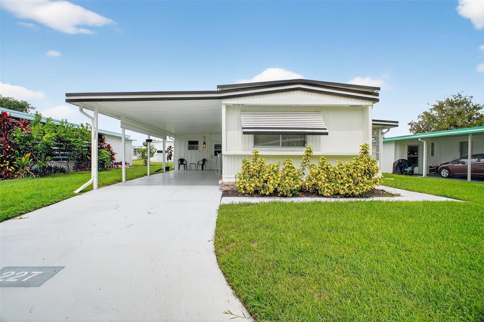 Welcome to this beautifully updated manufactured home in a desirable 55+ community, offering the perfect blend of comfort, convenience, and low-maintenance living. This move-in-ready residence features modern upgrades throughout, including new flooring, fresh paint, updated kitchen and bathrooms, just move in and enjoy! Ideally located just minutes from shopping, dining, medical facilities, and recreational amenities, this home provides easy access to everything you need. Enjoy a relaxed lifestyle with minimal upkeep in a friendly, well-maintained neighborhood designed for active adults.
