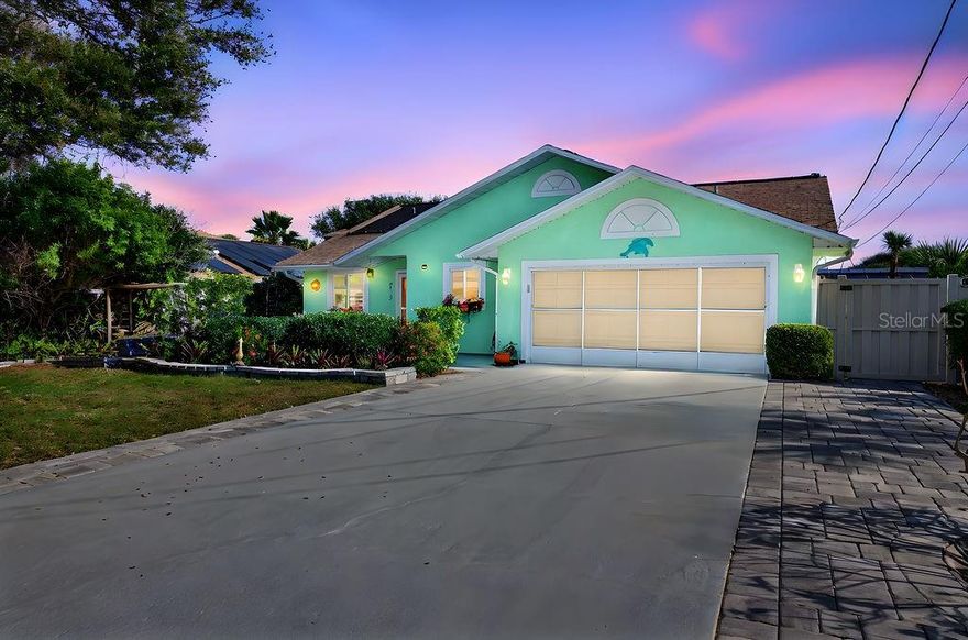 Coastal charm meets modern comfort in this beautifully updated pool home in Ponce Inlet!
Tucked away in one of the area's most desirable neighborhoods, this 3-bedroom, 2.5-bath home (plus a dedicated office) has been thoughtfully designed with a spacious split floor plan, large bedrooms, and custom touches throughout. Step inside and you’re greeted by an airy, light-filled interior that channels Old Florida style with a fresh, modern twist. The home features wood-look tile flooring, quartz countertops, and stylish finishes like glass-front kitchen cabinets, stainless steel appliances, and a gas stove and fireplace that make both cooking and cozy nights a treat.The kitchen and bathrooms are packed with upgrades—soft-close drawers and cabinetry, a farmhouse-style stainless sink, and a custom walk-in pantry with built-in shelving. Storage is generous throughout, with oversized custom closets and a stunning entertainment center that anchors the living room alongside a rock-accented fireplace. Thoughtful interior features include recessed LED lighting, remote-controlled ceiling fans, shiplap ceilings, French doors with built-in blinds, pocket doors, and bamboo shades that tie the whole space together. The master suite is a true retreat, featuring a European-style walk-in shower, custom cabinetry, and a large walk-in closet. A separate office with built-ins makes working from home a breeze. A functional mudroom with washer and dryer, hanging racks, and extra storage adds convenience to your day-to-day. Step outside and you’ll find a private backyard oasis with a sparkling pool, outdoor shower, beautifully landscaped spaces framed with pavers, and ample parking with a 4-car paver driveway and 2-car parking pad. Additional recent upgrades include a storm door with retractable screen, keyless garage entry, a brand-new A/C system (Nov 2025), and a new breaker box (Nov 2025).This home is not just move-in ready—it’s a perfect blend of style, comfort, and laid-back coastal living. Come see what life in Ponce Inlet has to offer.