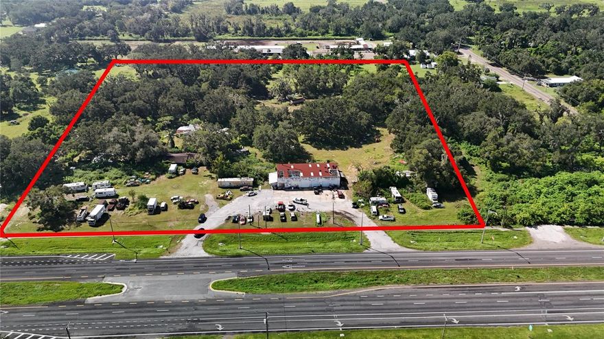 Multi-Parcel Commercial Opportunity - Over 8 acres available on Highway 60 in Plant City! This property offers excellent frontage and visibility along one of Central Florida’s busiest corridors. Formerly home to a well-known auto repair garage, the site is currently zoned AR-1 but presents strong potential for commercial rezoning. Located near the new Energy Park development, which will bring thousands of jobs and increased demand for retail and services, this property is a rare opportunity for investors and developers. Versatile and highly visible, this parcel is ideal for future commercial use.