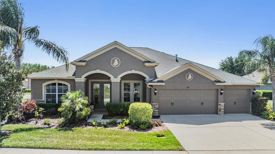 Move In Ready 4BR/3BA + Home Office w/ Closet + Large Screened Lanai + 3 Car Garage Located in Lakeshore Ranch Featuring a World Class Resort Amenities.  This Well Appointed & Maintained Home sits on a Large .41 Acre Corner Homesite.  This Open Concept Plan Offers a Large Remodeled Large Gormet Kitchen Featuring a Large Island, Custom Wood Cabinetry, Quartz Countertops, SS Appliances and Large Pantry.  Additional Interior Features include a Formal Living & Dining Room Ideal for Entertaining, High Ceilings, Breakfast Café and more!  The Master Suite Offers a Large Walk In Closet and Spacious Remodeled Master Bathroom Featuring Wood Cabinetry and Quartz Countertops and 3 Bathrooms have been Remodeled too.  The Flooring consist of Du-Ravana Hybrid Resilient Flooring which is waterproof and more Durable than Vinyl or Laminate, Ceramic Tile and Carpeting in the Bedrooms.  Additional Features Include a Water Softener and pre-wire for a Whole Home Generator.  Lakeshore Ranch offers a Magnificent Resort Club  Amenities and planned activities for all ages. 24hr Gated Security, Large Clubhouse, 2 Swimming Pools + a Kiddy Pool, 24 Hour Fitness Center, Basketball, Tennis/Pickleball, an Amphitheater, a Playground, a Fishing Dock, Dog Park and Walking Trails. Fees Include Basic Cable & Internet too!  Lakeshore Ranch is Conveniently Located near Shopping, Restaurants, Major Highways and about 30 minutes to Tampa International Airport.