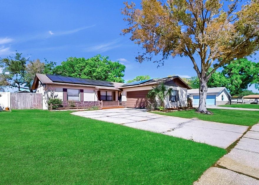 One or more photo(s) has been virtually staged. MUTIPLE OFFERS RECEIVED.  PLEASE SUBMIT HIGHEST AND BEST OFFERS BY 5:00 P.M. ON 3/26/26.  Investor or handyman opportunity awaits!  This 3-bedroom, 2-bath home is in a fantastic central Brandon location.  NO HOA!  NO CDD!  Lovely homesite with fenced backyard and screened and covered lanai.  Curved driveway with side-entry, 2-car garage adds to the appeal of this home.  Bring your ideas and make this home your own.  Close to all that Brandon has to offer.  The Brandon Exchange, movie theaters, restaurants, shops and medical facilities are all right here.  Easy access to I-75, Hwy. 60 and Hwy 301, and the Crosstown Expressway, this location gives easy access to downtown Tampa, MacDill Air Force Base, Tampa International Airport, and the beautiful Gulf beaches. Better hurry on this one!