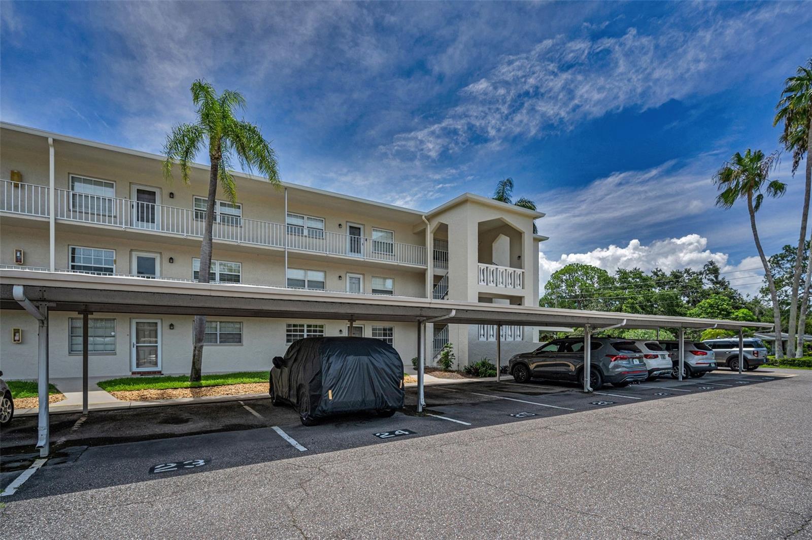 Dreaming of being a full or part time Dunedin resident? Here's your opportunity to own this split plan, 55+ condo! Modern updated look, furnished with brand new furniture in popular Heather Lakes. Just updated kitchen including quartz countertops and new appliances. New bathroom updates too! NEW tankless water heater, providing instant hot water and freeing up extra storage space! Ground floor unit with covered parking in front of your condo entrance. Enjoy your enclosed sunroom with a door to the grassy garden area. Dedicated BBQ grill area for this building and also at community clubhouse/pool.  Building has an elevator so you can visit your new friends upstairs. Heather Lakes is an active 55+ community near Downtown Dunedin, Mease Hospital, The Toronto Blue Jay's Spring Training Field, the Pinellas Trail and brand new pickleball courts next door! The community is located between Honeymoon Island State Park Beach & Clearwater Beach. Two major airports, malls, drs and everything else just minutes away. Heather Lakes has a heated pool, clubhouse with beautifully maintained common grounds, including grills, picnic and social areas & events. Live the low maintenance Florida lifestyle in Dunedin! . Monthly Condo fee includes Cable TV, Community Pool, Clubhouse, Internet, Exterior Maintenance, Grounds Maintenance, Manager, Heated Pool Maintenance, Rec Facilities, Roof, Sewer, Trash & Water. All Milestone & SIRS Inspections are completed and all assessments are paid! Non Flood Zone. Sorry, No Pets.