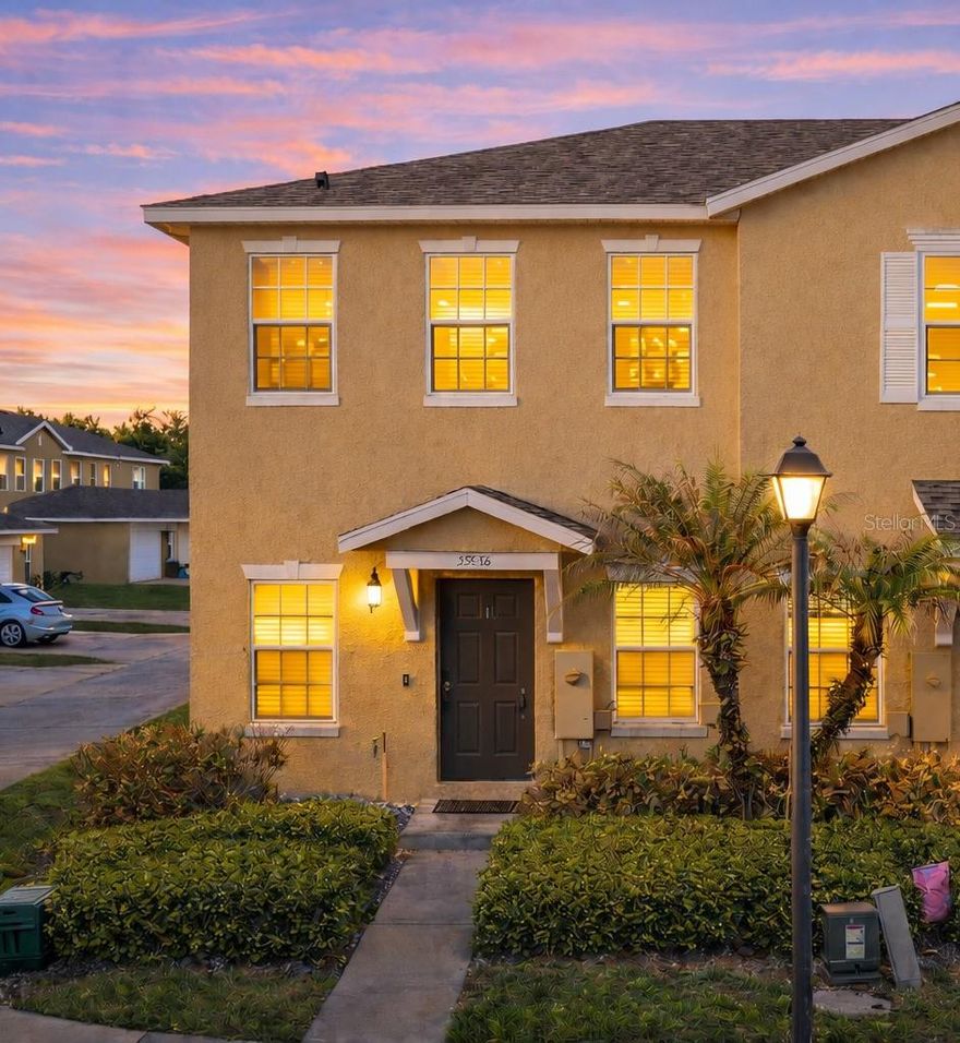 2/2.5 townhouse in Daniels Landing in Winter Garden. End unit with 1-car garage and community pool. Built 2005, HOA $320/mo, Flood Zone X.

This 2 bedroom, 2.5 bathroom townhouse in Winter Garden offers a functional layout, gated community setting, and an end-unit position that is limited within Daniels Landing. With 1,234 square feet and a two story design, the layout separates living areas from bedrooms, supporting both daily use and privacy. For buyers comparing options in this community, end units provide added separation and natural light compared to interior units, making this a key consideration.

The main level includes a living room, kitchen, and dining area with ceramic tile flooring in primary spaces. The kitchen offers solid surface counters, eating space, and included appliances such as range, microwave, dishwasher, and disposal. A first-floor half bathroom adds convenience for guests and everyday use.

Upstairs, both bedrooms include walk-in closets and access to full bathrooms. This layout supports flexible use for primary occupancy, shared living, or rental scenarios. Central air, electric heat, and ceiling fans are already in place.

The home was built in 2005 with block, stucco, and frame construction on a slab foundation. The oversized 1-car garage provides additional storage capacity that is not always available in similar townhomes. Utilities include public water and sewer, underground utilities, and electric service.

Daniels Landing is a gated community with amenities including a pool and playground. The HOA is $320 per month and includes maintenance grounds and recreational facilities. There is no required ownership period before leasing based on available information, with a minimum lease period of 7 months. Buyers should confirm all leasing and HOA details directly with the association.

The location provides access to AdventHealth Winter Garden, Winter Garden Village, and Downtown Winter Garden, along with major routes including SR-429, SR-408, and the Florida Turnpike. The property is also positioned near major employment areas including Walt Disney World and Universal Orlando.
Additional details include Flood Zone X and a fee simple ownership structure.