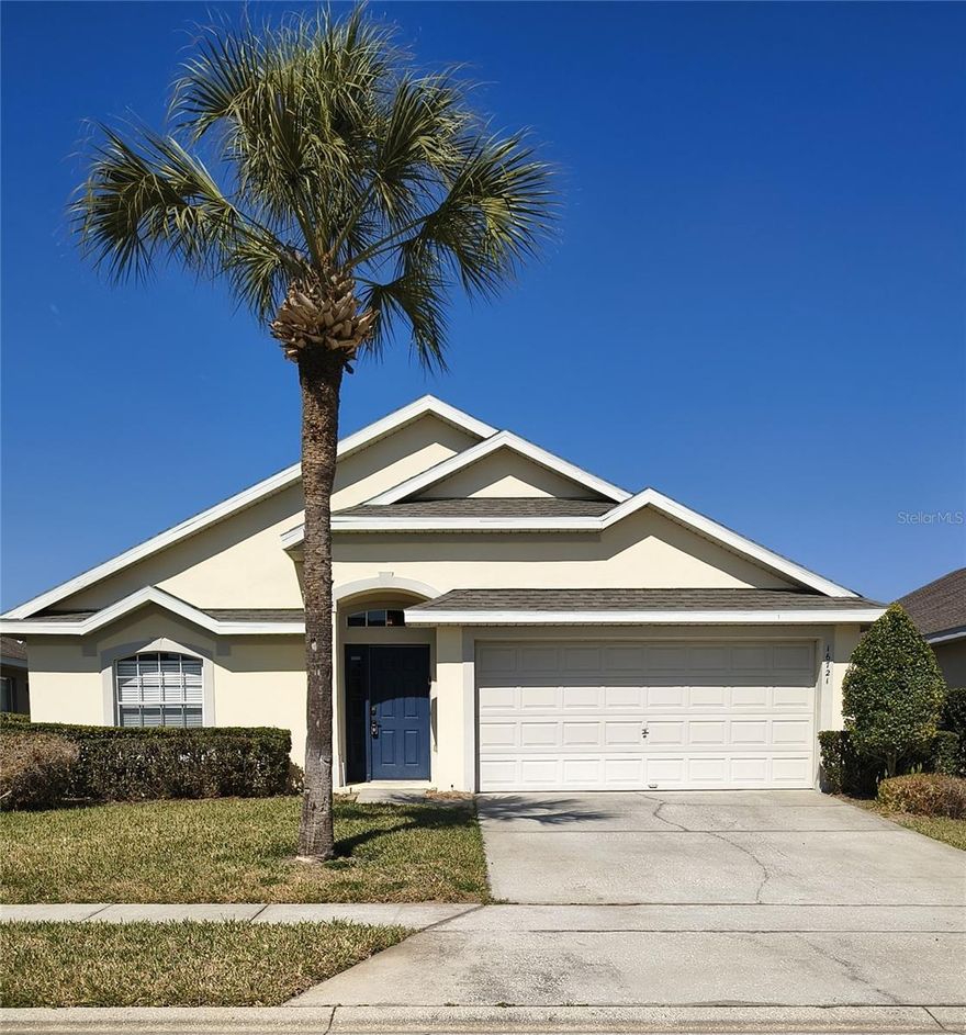 Welcome to a beautifully maintained 3 bedroom, 2 bath home in the beautiful Glenbrook Community of Clermont, Florida. Built in 2005 with a new roof installed in 2021 and freshly painted in 2019 and Offering 1,412 sq ft of living space, this property is the perfect blend of comfort, convenience and resort style living. Step inside to find two master suites, including one with sliding doors that open to the pool area, creating a seamless indoor/outdoor flow. This home offers an open floor plan, while the private screened pool and spa provide the ultimate retreat for relaxation and entertaining. The Glenbrook community is known for its pristine, manicured lawns and exceptional amenities. Residents enjoy access to a clubhouse, fitness center, community pool, tennis courts, volleyball courts, and more. HOA services include cable, internet, lawn care, garbage pickup, irrigation, and all community amenities making ownership effortless. Located just 10 miles from Walt Disney World, Orlando’s world-class attractions, shopping, dining, and hospitals, this home offers unmatched convenience whether you’re seeking a primary residence, vacation getaway, or investment property.  Don’t miss out, schedule your showing today!