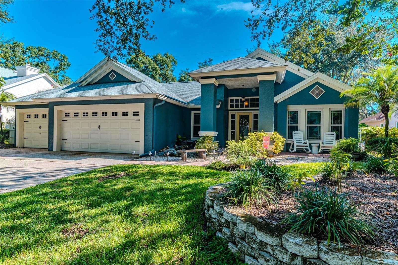 Located at 6206 Farthing St, this 4-bedroom, 3-bathroom residence offers approx. 2,688 sq ft of elegant yet comfortable living space on a generous 10,000 sq ft lot with conservation views for added privacy. Built in 1987, the home features a well-designed split floor plan — perfect for family living and entertaining — and includes a 3-car garage. Inside, you’ll find an inviting living and dining area flowing from a bright, updated kitchen. The master suite is a true retreat, including an ensuite bath with separate shower and spa tub. There are three additional bedrooms, an office, and two secondary baths, with one accessing the pool area. Next, step outside to a covered lanai open to the sparkling pool and backyard — ideal for outdoor living, entertaining, and play. Situated in a community known for its amenities — parks, walking trails, golf, etc. — this home combines lifestyle and location. Easy access to major routes, shopping, dining and top-rated schools completes the package. Don’t miss the opportunity to call this exceptional property yours. Schedule your private tour today!