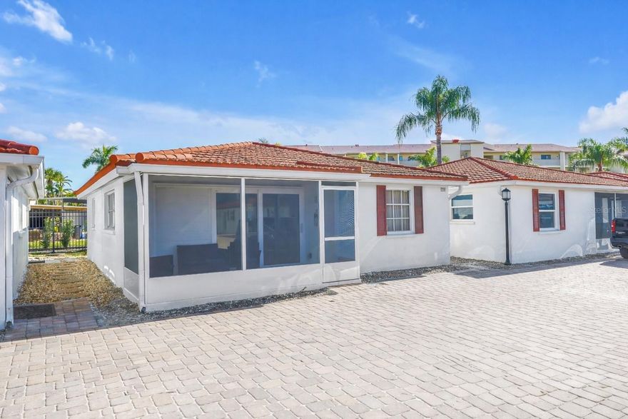 Tucked within the Gulf-front Casa Blanca community on Siesta Key, this thoughtfully restored villa offers an effortless blend of comfort and coastal style just steps from the white sand beaches and crystal clear waters that make Siesta world famous. From the moment you enter, the open living space feels welcoming and well-balanced, designed for easy everyday living and relaxed entertaining. The remodeled kitchen serves as the heart of the home, featuring modern finishes that connect naturally to the dining and living areas, which have also recently been revamped with updated flooring and fresh interior paint, creating a clean and inviting atmosphere throughout. From the main living area, sliding glass doors lead to a spacious lanai that extends the home outdoors, offering a private setting to relax, entertain, or enjoy the island air. The bedrooms are thoughtfully positioned to provide comfort and privacy, enhanced by new carpeting that adds warmth and a fresh feel, making the layout well-suited for full-time living or seasonal stays for up to six guests. Casa Blanca is a gated community known for its beautifully maintained grounds, peaceful atmosphere, and inviting pool area designed for relaxed coastal living. With convenient access to Siesta Village dining and entertainment via the public Breeze trolley or tips-only shuttle service, this property offers both lifestyle and flexibility. Whether you are seeking a long-term rental investment with in-house management, a seasonal retreat, or a personal island residence, this villa presents a compelling opportunity in one of Siesta Key’s most sought-after communities. *A 1% RATE BUY-DOWN IS AVAILABLE TO QUALIFIED BUYERS WHO WORK WITH THE SELLER'S PREFERRED LENDER.*