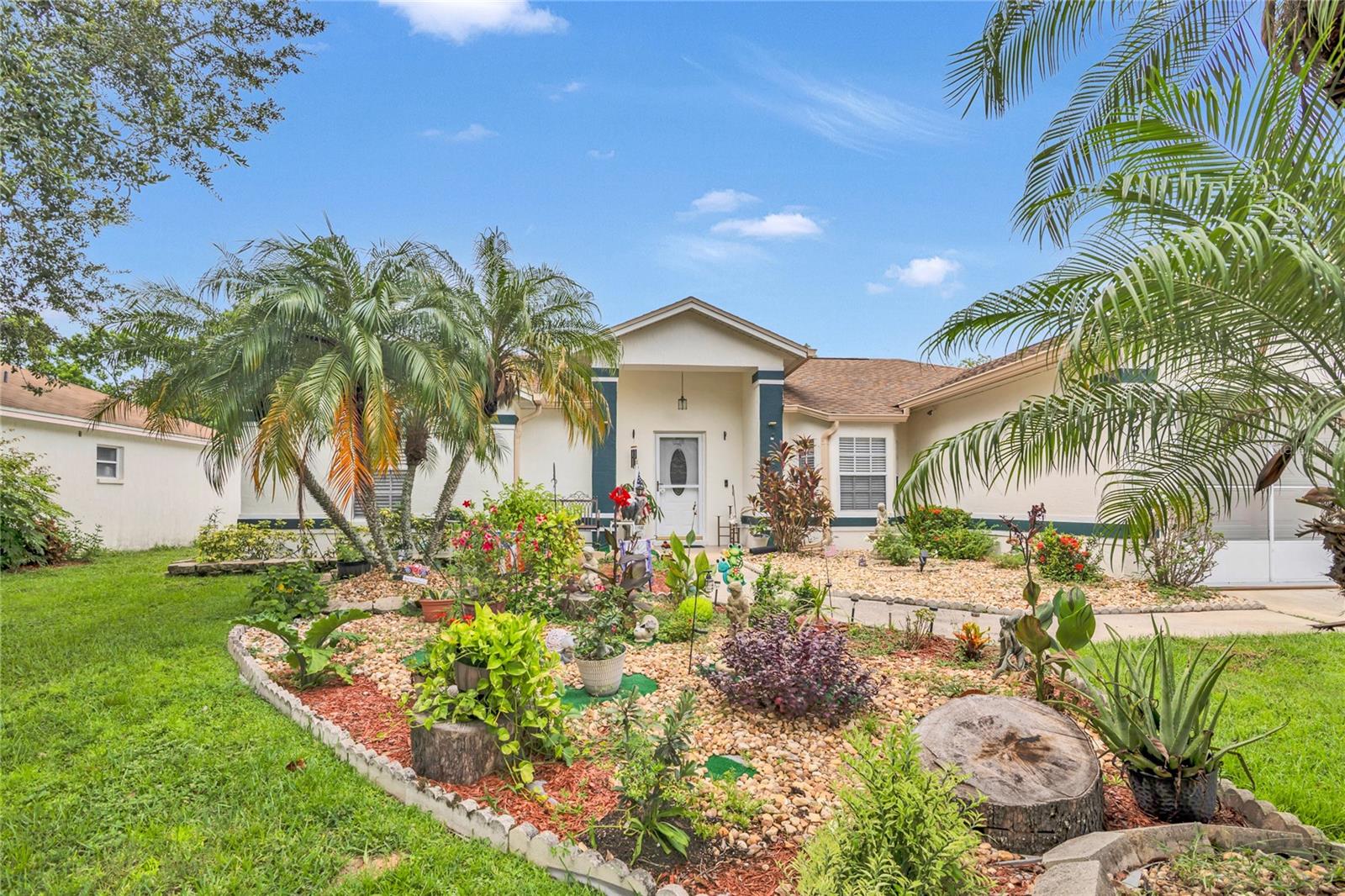 You can stop looking now!! This home will check all of the boxes. Built in 1999, this home has 3 bedrooms and 2 bathrooms. It is the ever popular split floor plan with an open concept. The original lanai has been enclosed, air conditioned, and makes a great office space. There is also an additional lanai for your Florida lifestyle. No carpet! All floors are wither tile or laminate. The property is beautifully landscaped and has mature trees. There is a storage shed in the fully fenced back yard. The ROOF was replaced and installed in 2016. The HOA is less than $20 per month. Now... what do you get outside of the property lines?? This home is less than 6 miles from I-4 and less than 3 miles from Publix, with a multitude of shopping of all types within 6 miles. It is only 40 miles to Tampa Riverwalk and approximately 40 mi to the Disney Parks. Lakeland is home to over 70 parks, including cultural arts centers and athletic facilities. There are so many natural areas nearby, such as Circle B Bar Reserve. Let's not forget Bonnet Springs Park. Spanning 168 acres, it's known for its extensive amenities, including a playground, nature center, event center, and botanical gardens. Schedule an appointment to go see this home today!