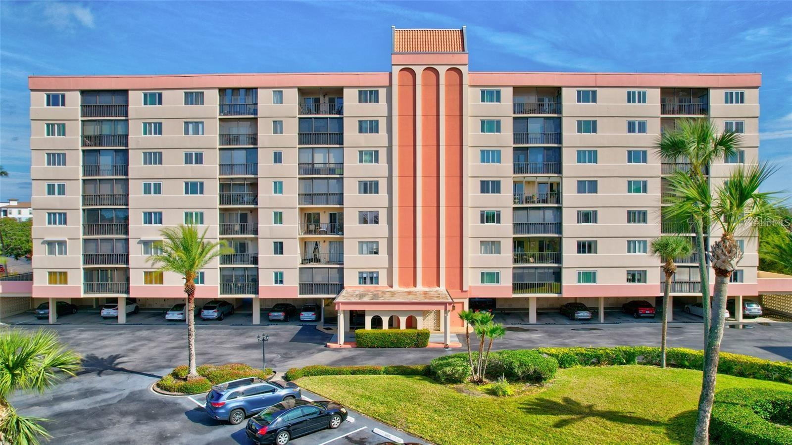This condo ihas a view of Tampa Bay and the Bay flows into the Cove just feet away from the building. You will enjoy the view from your Lanai. The condo has many upgrades and is ready to move in. The furniture is also available. This is a gated community and as you enter the building you will use your FOB which gives you so much security. Parking is just outside the door. The community has a Social Director on site and offers so many activities such as dancing and dinners in the Ballroom. Two Fitness rooms, Billiard room, 2 game rooms plus they have music and snacks by the pool on Friday nights. You can enjoy the pool and water aerobics or shuffleboard or join one of the many card games that are offered.
