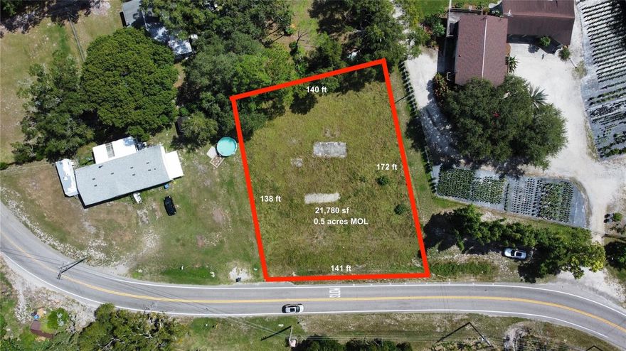 Location, Location, Location.... 1/2 acre parcel land parcel nestled amongst prime residential and commercial real estate with excellent street visibility. Hillsborough County Zoning: CPV-G-4/CPV-G-4 - MULTI FAM RES / PLANT NURSERY - 12 UNITS PER ACRE. Very convenient NW Hillsborough County location within a few miles of very popular Westchase, Citrus Park, and Odessa communities.  A hop, skip, and a jump from the Veteran's Express and less than 20 minutes or so from Tampa International Airport.

This is part of a special zoning district, Citrus Park Village, which has its own general development standards. These can be found here: https://library.municode.com/fl/hillsborough_county/codes/land_development_code?nodeId=ARTIIISPDI_PT3.10.00CIPAVIDEST.