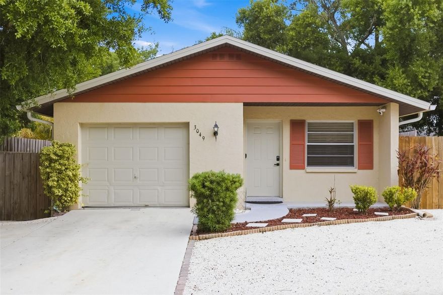 Welcome to 3049 Gypsy St. — a beautifully updated, coastal-inspired retreat being offered turnkey furnished (minus personal property), making it the perfect opportunity for a first-time homebuyer, snowbird, or savvy investor looking for immediate income potential. Previously operated as a highly rated Airbnb, this charming Sarasota home is move-in ready and set up to continue generating rental income from day one.



Step inside to discover a light and bright interior featuring luxury vinyl plank flooring throughout, a spacious living and dining area, and a stunning remodeled kitchen complete with white cabinetry, stainless steel appliances, farmhouse sink, beautiful white 3D backsplash, and all appliances included.



The split-bedroom layout offers two spacious bedrooms and two completely renovated bathrooms. The primary suite features a brand-new bath with a large walk-in shower, while the guest bedroom comfortably accommodates multiple guests with both a full and twin bed.



Outdoor living shines with a charming covered coastal-style lanai complete with ceiling fan, shell paver patio area, fully fenced backyard, new landscaping, and plenty of room for a future pool. There is also separate RV/boat parking on the side of the home for added flexibility or plenty of room for a pool. 



Additional highlights include:

• New roof (2022)

• Sewer connection completed in 2021

• One-car garage with washer, dryer, utility sink, and storage

• Turnkey furnished opportunity

• Successful Airbnb rental history



Ideally located near all that Sarasota has to offer — including world-famous beaches, dining, shopping, arts, and entertainment — this adorable coastal getaway offers the perfect blend of lifestyle and investment opportunity.