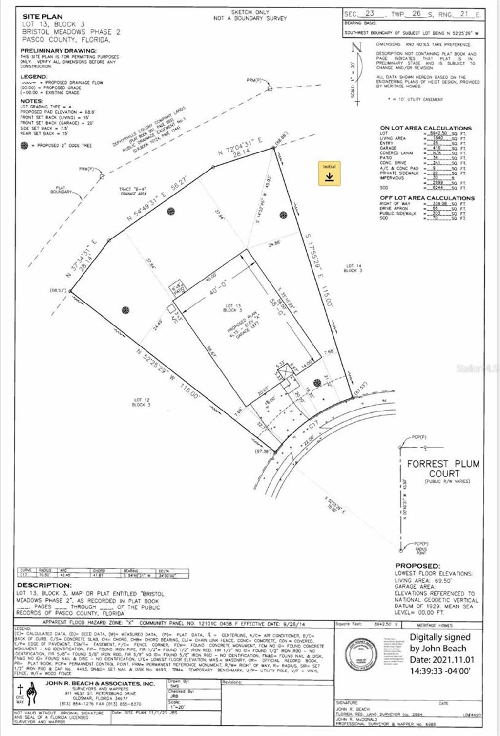 Photo of 3067 Forrest Plum Court, Zephyrhills, FL 33540 (MLS # TB8446669)