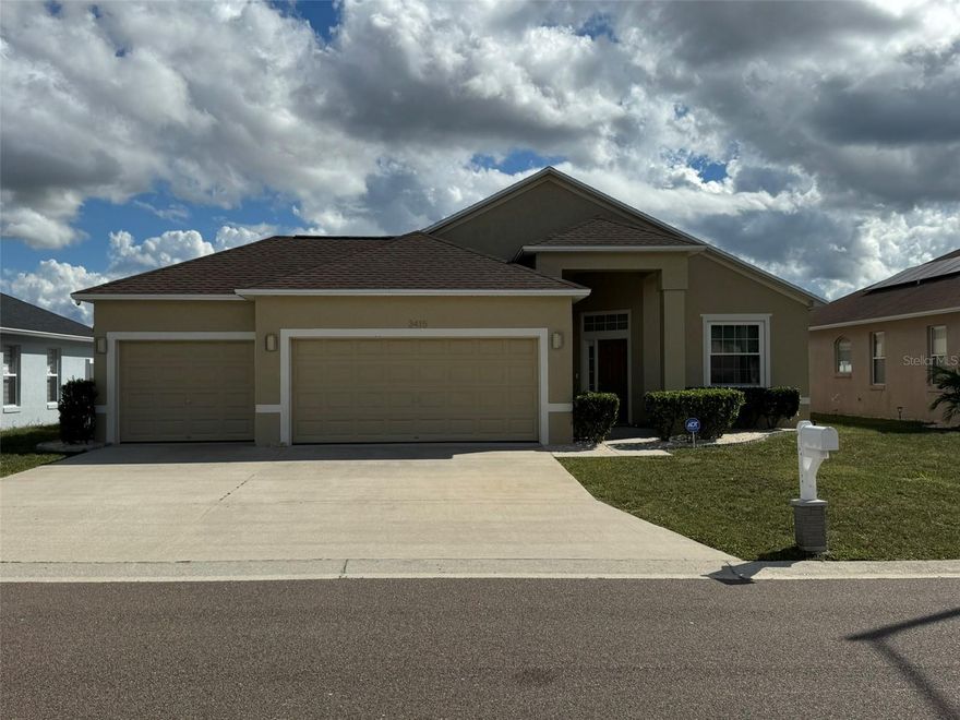 Upgraded and move-in ready home with over $50K in improvements. This open-concept property features high ceilings, abundant natural light, and new ceramic flooring throughout. The kitchen flows into the living and dining areas, ideal for everyday living and entertaining. Recent upgrades include a newer A/C system, mini-split units for added efficiency, and modern electric blinds. The spacious primary suite offers comfort and privacy. Step outside to a private backyard with a covered gazebo, perfect for relaxing or hosting. The property also includes a large detached storage structure with the potential to convert into an efficiency or additional living space (buyer to verify). Conveniently located near shopping, dining, and major attractions. A great opportunity for homeowners or investors seeking flexibility and value