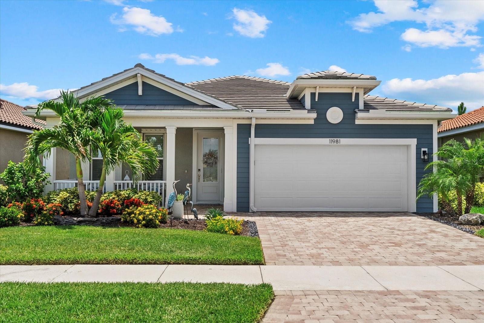 3 BEDROOM/2 BATHROOM PLUS DEN/OFFICE/FLEX ROOM. SALTWATER HEATED POOL HOME! This beautifully upgraded home is a true standout, offering refined finishes, a versatile layout, and your very own private outdoor retreat. From the moment you step inside, you'll notice the WOOD-LOOK TILE FLOORS and LUXURY VINYL FLOORING IN BEDROOMS, creating a seamless blend of durability and style. Thoughtful details like CROWN MOLDING THROUGHOUT, PLANTATION SHUTTERS, WINDOW TREATMENTS, and UPDATED LIGHT FIXTURES elevate the entire space. The kitchen is both stylish and functional with PULL-OUT SHELVES IN ALL CABINETS, a FINISHED ISLAND, and plenty of storage with a closet pantry. The open-concept design flows beautifully into the main living areas, while the FLEX ROOM WITH FRENCH DOORS provides a quiet, private space ideal for an office, den, or guest room. The spacious primary suite features a TRAY CEILING, CUSTOM CLOSET, a SECOND LINEN CLOSET, and a spa-inspired bathroom with a LARGE WALK-IN SHOWER. The GUEST BATHROOM includes DUAL VANITIES—perfect for visiting family or friends. Other features include 8 FOOT DOORS throughout the home and full HURRICANE PROTECTION for peace of mind. Step outside to your personal slice of paradise—a SALTWATER HEATED POOL WITH SUN SHELF AND PEBBLE TECH FINISH, accented by WIRED LED LIGHTS, ideal for relaxing evenings or lively weekend gatherings. The garage is equally impressive, with EPOXY FLOORING and BUILT-IN SHELVES providing functionality and style.Located just minutes from Gulf Coast beaches, top-rated dining, Costco, and shopping, this home also offers quick access to I-75, making travel a breeze.
And then there’s Wellen Park—a vibrant, master-planned community where lifestyle takes center stage. In Renaissance at Wellen Park, enjoy a state-of-the-art clubhouse, resort-style pool, fitness center, tennis and pickleball courts, bocce ball, scenic walking trails, and a calendar full of events and activities. Just down the road, Downtown Wellen Park offers a charming lakefront setting with restaurants, shops, live music, food trucks, and even a splash pad for the little ones. This isn’t just a home—it’s a lifestyle. Come experience all that Renaissance at Wellen Park has to offer. Copy and Paste the following link for a luxury video https://iframe.videodelivery.net/68b17e141ee1a6e40435ac221a1decf2
