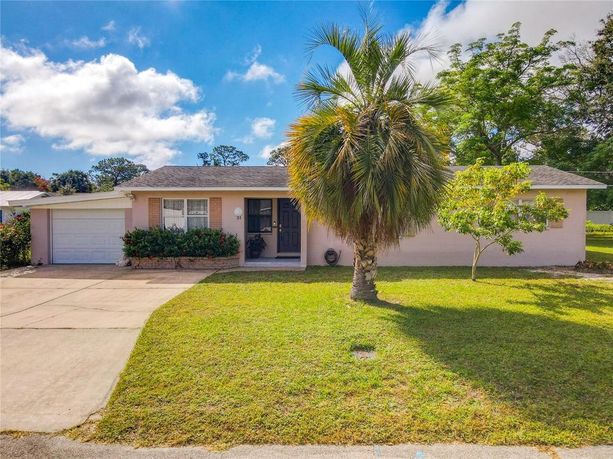 Welcome to this beautifully updated home in the charming city of Debary. This cozy property features 2 bedrooms and 1 bathroom.  Step inside and be greeted by the updated open kitchen, complete with granite countertops and modern appliances. The central air and heat ensure year-round comfort, while the indoor laundry room adds convenience to your daily routine. The entire property boasts ceramic tile flooring, providing a sleek and low-maintenance living space. Ceiling fans are installed throughout the home, promoting a cool and comfortable atmosphere. One of the highlights of this home is the screened back patio, where you can enjoy your morning coffee or relax in the evenings while taking in the serene surroundings. Situated on an oversized lot, this property offers plenty of space for outdoor activities and potential expansion. The best part? There is no homeowners association, giving you the freedom to personalize and enjoy your property. Don't miss out on the opportunity to own this updated and well-maintained home in Debary. Schedule a showing today and make this your new dream home!