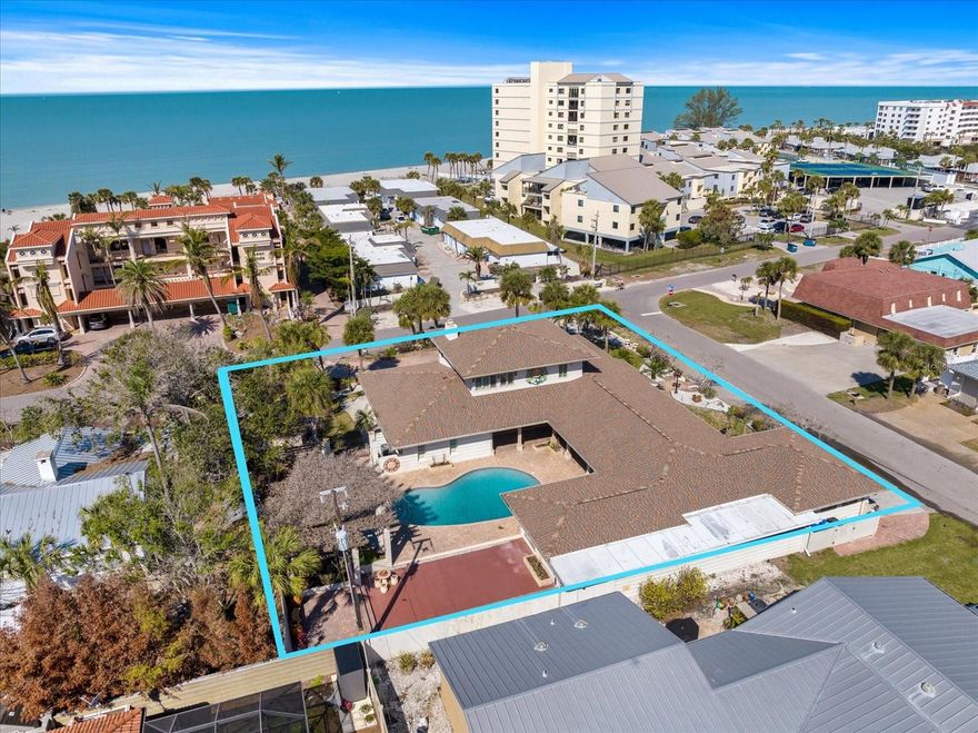 A rare opportunity to build your dream home in the highly sought-after Golden Beach community on Venice Island! This expansive 0.39-acre lot offers private deeded beach access and over 100 feet of frontage along beautiful Golden Beach Blvd. The existing home was impacted by Hurricanes Helene and Milton and falls under FEMA’s 50% rule, requiring demolition. The value lies in the land and location—ready for a brand-new coastal retreat elevated to today’s standards. Enjoy the serenity of this quiet cul-de-sac just moments from historic downtown Venice, boutique shopping, dining, and cultural charm. Golden Beach residents enjoy exclusive access to one of the most beautiful stretches of the Gulf of Mexico. Bring your architect, builder, and imagination—paradise begins here!
