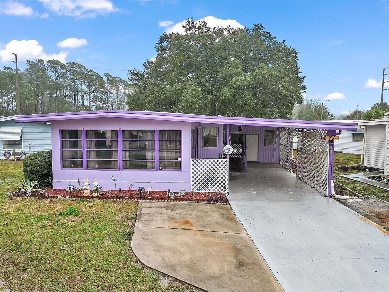 Welcome to the 55+ Molokai Co-Op Mobile Home Park! This partially furnished double-wide mobile home is waiting for you to call it your own. The sellers have already started updating the home, so there is a lot of potential to make it your own. This community is perfect for those who are looking for a place to call home without having to pay lot rent. The Clubhouse offers a variety of activities and clubs to join, including a community pool.