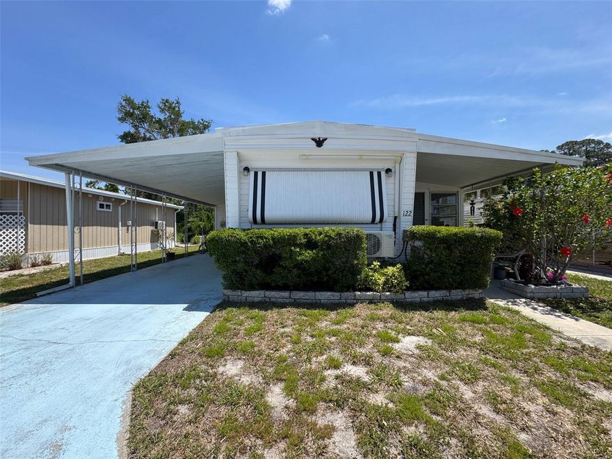 Move-in ready and fully furnished, this beautifully fully renovated in 2024 manufactured home is located in the desirable 55+ Cedar Creek Mobile Home Park in Dunedin. The home features durable vinyl siding, new engineered wood flooring throughout, vinyl plantation blinds, and new door seals for improved efficiency. Stay comfortable year-round with energy-efficient wireless mini-split systems, helping keep electric costs low, along with a tankless water heater for on-demand hot water. An oversized shed provides additional storage and includes a washer and dryer for added convenience.



Cedar Creek offers an active and social lifestyle with a clubhouse, recreation facilities, game room, library, shuffleboard courts, and community gathering spaces. Residents enjoy beautifully maintained grounds, golf cart-friendly streets, and access to Cedar Creek for kayaking and fishing. The community is also conveniently located near the Pinellas Trail, and just minutes from the Dunedin Causeway, Honeymoon Island, and Gulf beaches, as well as local shopping, dining, and entertainment.



The monthly HOA fee includes water, sewer, trash, lawn maintenance, cable, and access to community amenities, providing low-maintenance living.