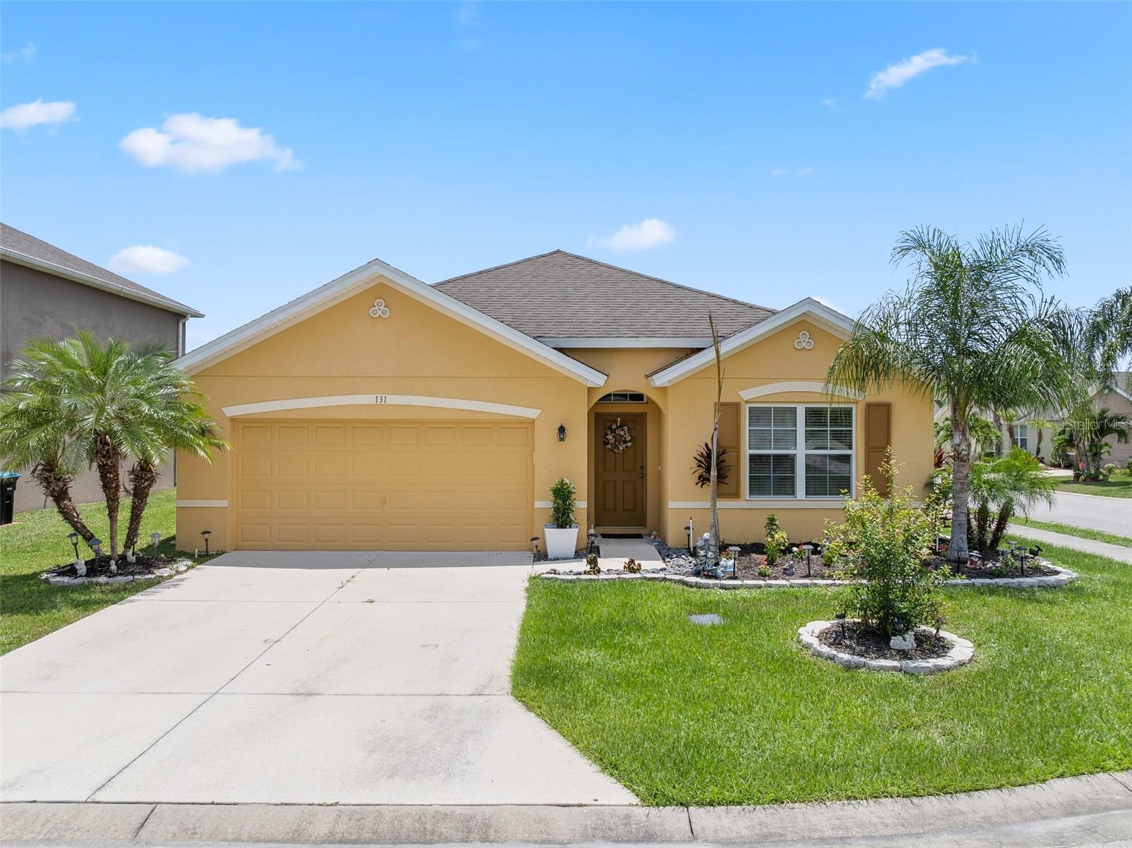 Welcome to 131 Alamere Dr SW in Palm Bay, FL — a beautiful 4-bedroom, 2-bathroom lakefront home tucked inside a quiet gated community. Built in 2016, this corner-lot property features a screened-in patio overlooking the water, a spacious two-car garage with attic storage, and extra side parking for guests. Inside, you’ll find tile flooring in the kitchen, hallways, and bathrooms, plush carpet in the main living areas, a walk-in closet in the primary suite, and tons of natural light throughout. The roof is under 10 years old—great for insurance in FL—and there’s even a dedicated laundry room.
Located just minutes from shopping at Shoppes of Palm Bay and Hammock Landing, plus parks like Fred Poppe and Turkey Creek. And when it's time to hit the beach, you're only 20 minutes from Spessard Holland, Coconut Point, and Paradise Beach. This home blends peaceful lakefront living with everyday convenience—don’t miss it!