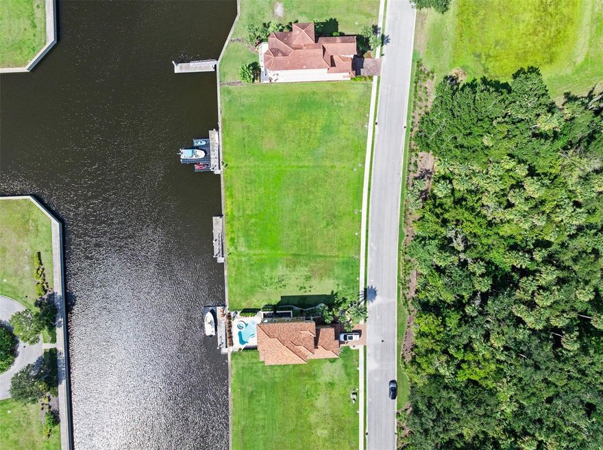 Welcome to a rare opportunity to build your dream waterfront estate on the shimmering Intracoastal Waterway within the prestigious, gated community of Yacht Harbor Village. This prime homesite not only offers panoramic views of the water, passing yachts, and playful dolphins, but also comes with a seawall and high-end floating dock, providing effortless access to deep water for boating, fishing, or simply enjoying life on the water. This is your blank canvas to create your waterfront dream home.  Imagine a home that captures your style while embracing the natural beauty and tranquility of the surrounding waterway. The 38' high-end floating dock elevates your lifestyle—perfect for accommodating a variety of boats and water toys. It offers stability, durability, and convenience, ideal for the serious boater or those who simply want to immerse themselves in the luxury of waterfront living. As a resident of Yacht Harbor Village, you'll also have the option to join the Club at Hammock Beach, with world-class amenities including eight lighted Hydro-Grid clay tennis courts, a state-of-the-art fitness center, resort-style pools, and more. HOA fees include lot maintenance and landscaping, allowing you to focus more on leisure and less on upkeep. One of the only gated communities east of the Hammock Dunes Bridge with direct Intracoastal access, Yacht Harbor Village offers the perfect blend of privacy, prestige, and proximity to the beach. Secure this slice of paradise today and start planning the home and lifestyle you've always dreamed of.