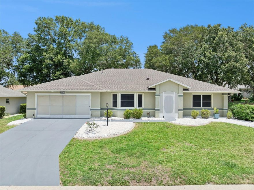 RENOATED and ready for immediate occupancy! 3-bedroom 2 bath, split bedroom floor plan with open living concept. GRANITE countertops | REFACED CABINETS | NEW STAINLESS-STEEL APPLIANCES | Breakfast bar and eat-in dinette space with Bay Window | FRESH INTERIOR PAINT | Luxury Vinyl Plank flooring throughout (NO carpet) | INSIDE LAUNDRY ROOM with electric dryer hookup | DOUBLE PANE WINDOWS throughout | Sunroom Room | TANKLESS water heater | Primary bedroom with ensuite bath, walk-in closet, dual sinks single vanity with granite top, separate tiled shower and walk-in jetted tub | updated fixtures | Siemens electrical panel | ROOF May 2026 | Gutters | MOTIVATED SELER - BRING YOUR OFFER!

Highland Lakes is a gated 55+ community situated in Central Florida just south of Leesburg & offers residents the following amenities: Recreational Clubhouse with two swimming pools; indoor (heated) & outdoor, a softball field complete with concession stand, an indoor arena with a stage for comm. events, complete kitchen, billiard/ping pong rm., 4 tennis courts (2 courts are lighted), 1 indoor tennis court, 8 lighted shuffle board courts, bocce ball courts, 2 outdoor and 4 indoor pickleball courts, 7 horseshoe pits, covered picnic pavilion with picnic tables & grills to barbeque, library, meeting/card room, exercise room/fitness, craft room, golf driving range, RV/boat storage (included in HOA) & has 260 spaces on a secured lot (fenced & lockable), a Craftsmen building/woodworking shop (homeowners can join the club for only $12 annually and use any/all tools available), there's also a Nature Trail within the community & seven lakes scattered throughout Highland Lakes; 4 are used by residents for catch & release fishing! Don't wait............. call now to schedule your private tour!