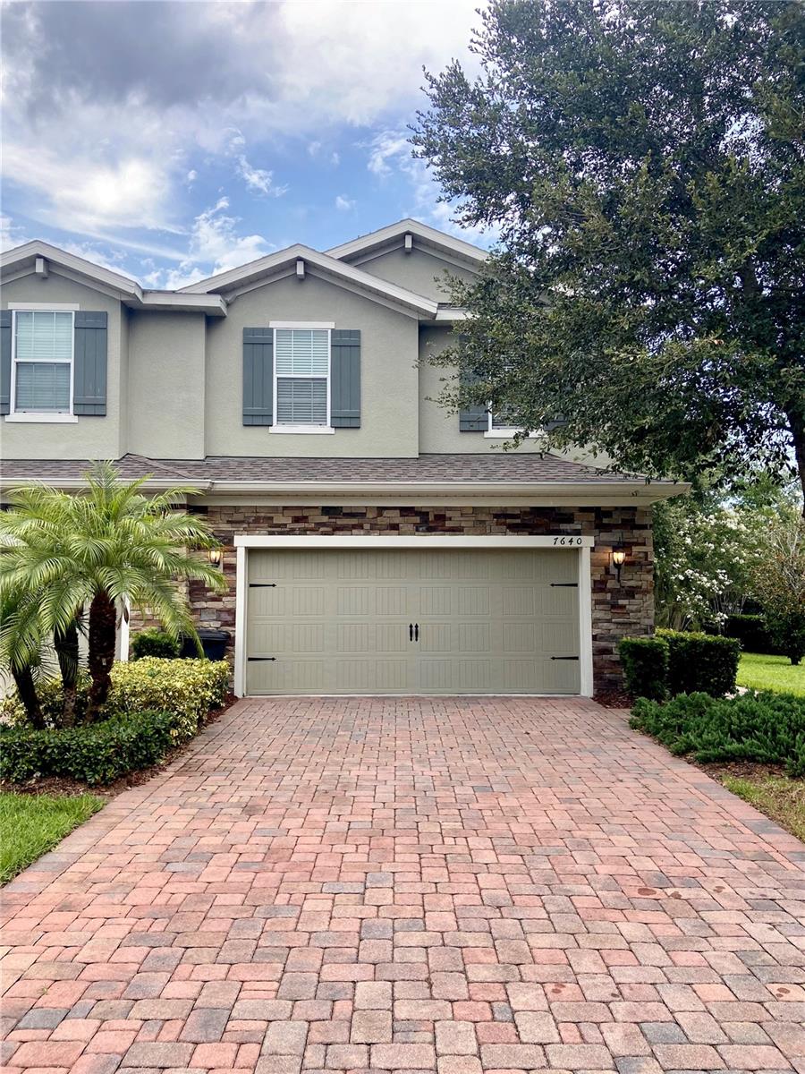 Beautiful 3BR/2.5BA town home in the gated community of Aloma Trails! This 3 bedroom, 2.5 bath, 1,787sqft, two-story town home will be ready for you to call home! The town home features an open floor plan with tile flooring throughout the first floor living area, kitchen and dining room. The kitchen features upgraded 42" cabinetry, granite counter tops, plenty of cabinet storage, counter top and preparation space, large kitchen island, large walk-in pantry and upgraded appliances including the refrigerator, stove, over-the-range microwave, dishwasher and disposal. With views of the backyard through the sliding glass doors, the kitchen, living room and dining room enjoy plenty of natural light and an open and expansive feel. On the second floor, you will find the primary and guest bedrooms, guest bath, inside utility room and plenty of storage in the multiple linen closets. The primary bedroom suite is separated from the guest rooms giving it a very private feel and with en-suite bath featuring dual vanity sinks, glass enclosed shower, large walk-in closet and plush carpeting it is everything one could ask for in a primary bedroom! The guest bedrooms are well-sized each with reach-in closets and easy access to the guest bathroom. An oversized two-car garage,open patio overlooking the backyard and high efficiency AC and hot water heater round out this town home. With easy access to Park Avenue, UCF, Rollins College, major roadways, shopping, dining and entertainment this is a wonderful place to call home!