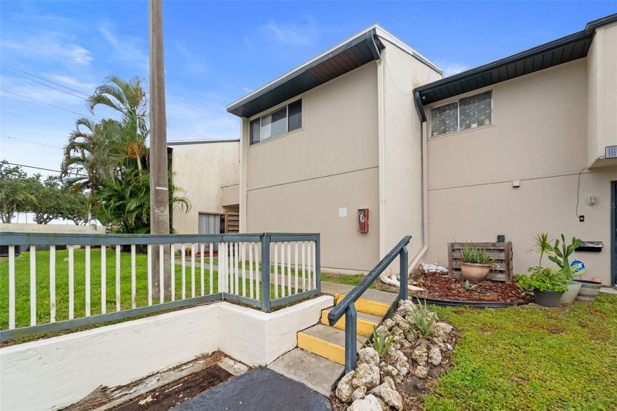 Welcome to 1112 Longfellow, a beautifully updated 3-bedroom, 2.5-bathroom townhouse that perfectly blends comfort, style, and convenience. The open-concept first floor creates a welcoming flow between the kitchen, dining, and living areas, perfect for entertaining friends and family. The kitchen has been tastefully updated and features a great breakfast bar that opens to the dining room, along with plenty of storage for all your culinary needs. Sliding glass doors in the dining room invite natural light, while spacious French doors lead to the enclosed Florida room, an ideal spot for relaxing year-round. Step outside to your private courtyard, perfect for morning coffee, gardening, or evening gatherings. Upstairs, the spacious primary suite offers a peaceful retreat with its own en suite bathroom. Two additional bedrooms provide flexibility for family, guests, or a home office. Laundry is conveniently located on the second floor for easy day-to-day living. The community also offers a sparkling pool, perfect for cooling off and enjoying the Florida sunshine. Whether you’re searching for your first home, an investment property, or a snowbird getaway, the property has everything you need to enjoy the Florida lifestyle.