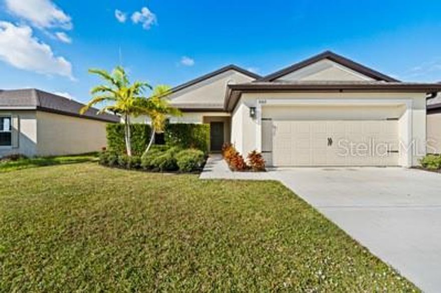 Beautiful 2022 CBS 3-bedroom, 2-bath home with a peaceful water view located in a growing Fort Pierce community. This property features an open and spacious layout with a modern kitchen offering granite countertops, stainless-steel appliances, and a large island overlooking the living and dining areas. The split floor plan provides privacy, and the primary suite includes a walk-in closet and a well-appointed bathroom. Conveniently located near major highways, shopping, dining, schools, parks, and Treasure Coast beaches. Enjoy outdoor living with scenic surroundings and the comfort of newer construction. Move-in ready and perfect for anyone seeking the Florida lifestyle.