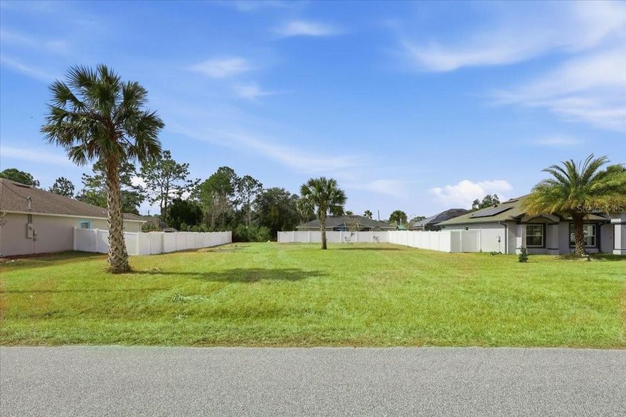 Completely cleared and ready to be built on. Located on a quiet street in the well-established, desirable Matanzas Woods subdivision. Convenient access to both I95 & US1 offering an easy commute to both St. Augustine and Jacksonville.  Lot is partially fenced. No HOA.