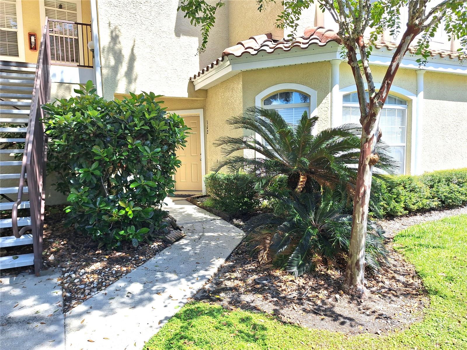 ALERT YOUR INVESTORS TO THIS GREAT 3/2 CONDO WITH A TENANT IN PLACE THRU MAY, 2026 !! Easy maintenance with all tile and laminate flooring throughout. The primary bedroom suite has a separate exit to the screened in patio. It features double walk in closets,
a shower and double sinks in the bathroom. The second bedroom has a separate entrance to the second bathroom. Formal dining room. The living room has a sliding glass door to the patio. Both bathrooms are renovated and upgraded. The third bedroom is great for an office, craft room or playroom. Did we mention a one car detached garage with an electronic garage door opener ? This has it all !! Spend time in the community pool, fitness center or walk to nearby restaurants and shopping. Schedule your appointment today !!